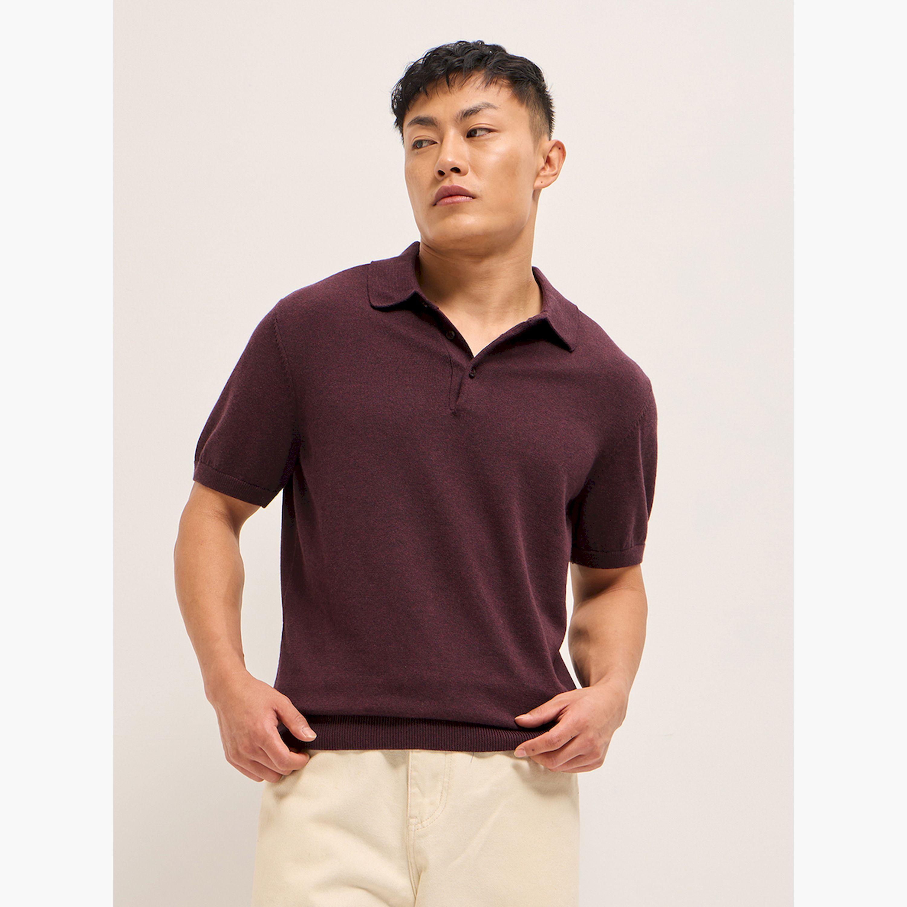 The Bear House X Styli Men Solid Cotton Regular Fit Polo-men-clothing-tshirtsandpolos-polos-image-1