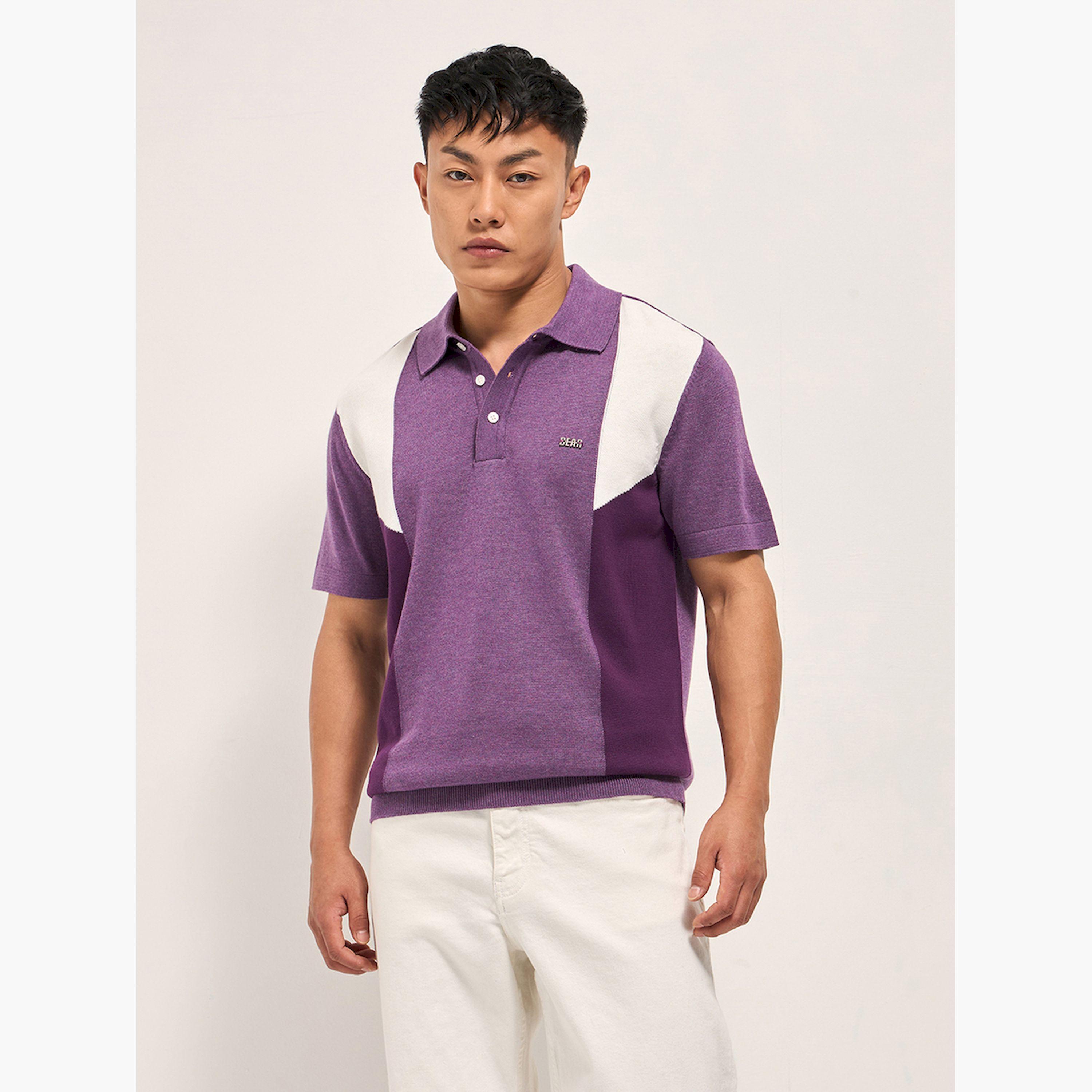 The Bear House X Styli Men Color Block Cotton Regular Fit Polo-men-clothing-tshirtsandpolos-polos-image-1