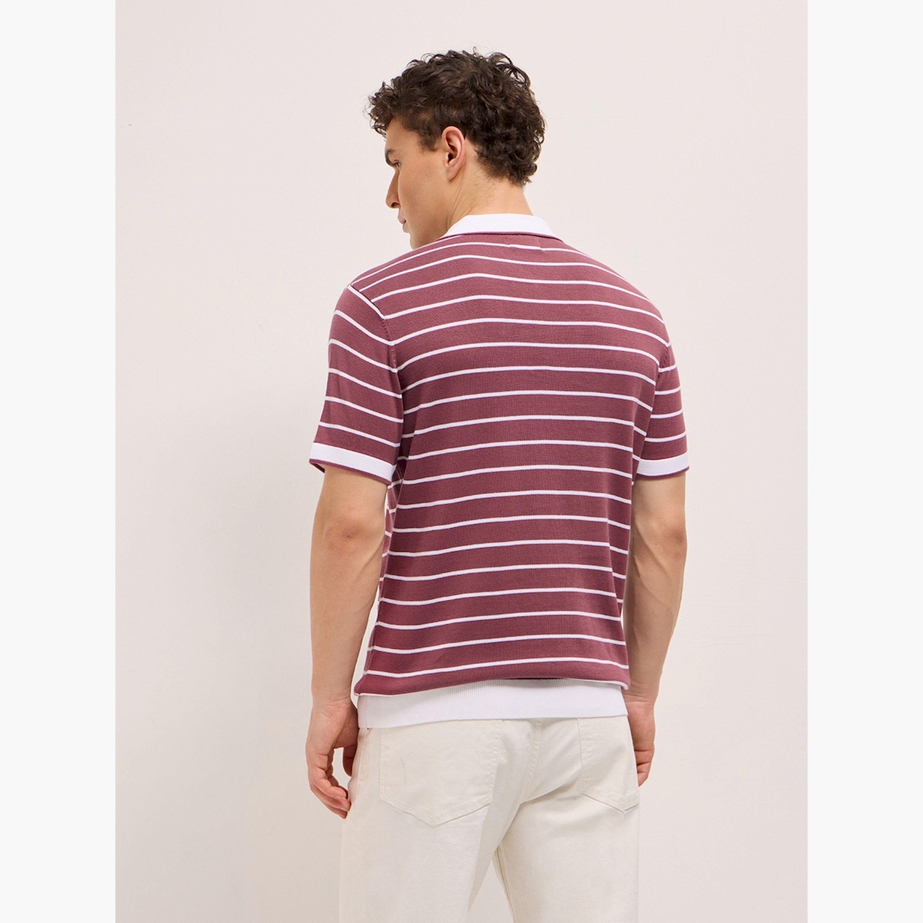 The Bear House X Styli Men Cotton Striped Slim Fit Polo-men-clothing-tshirtsandpolos-polos-image-5