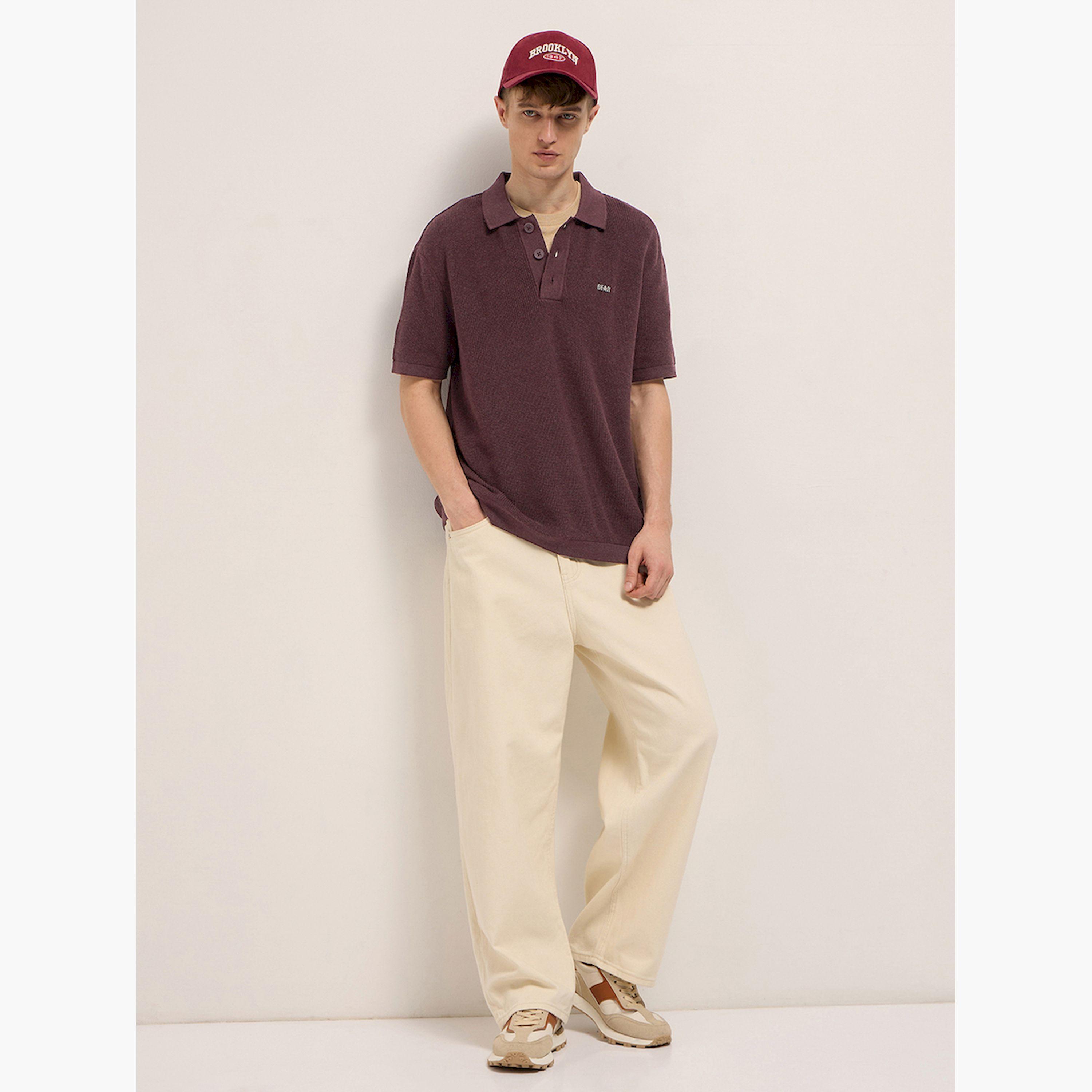 The Bear House X Styli Men Cotton Relaxed Fit Polo-men-clothing-tshirtsandpolos-polos-image-2