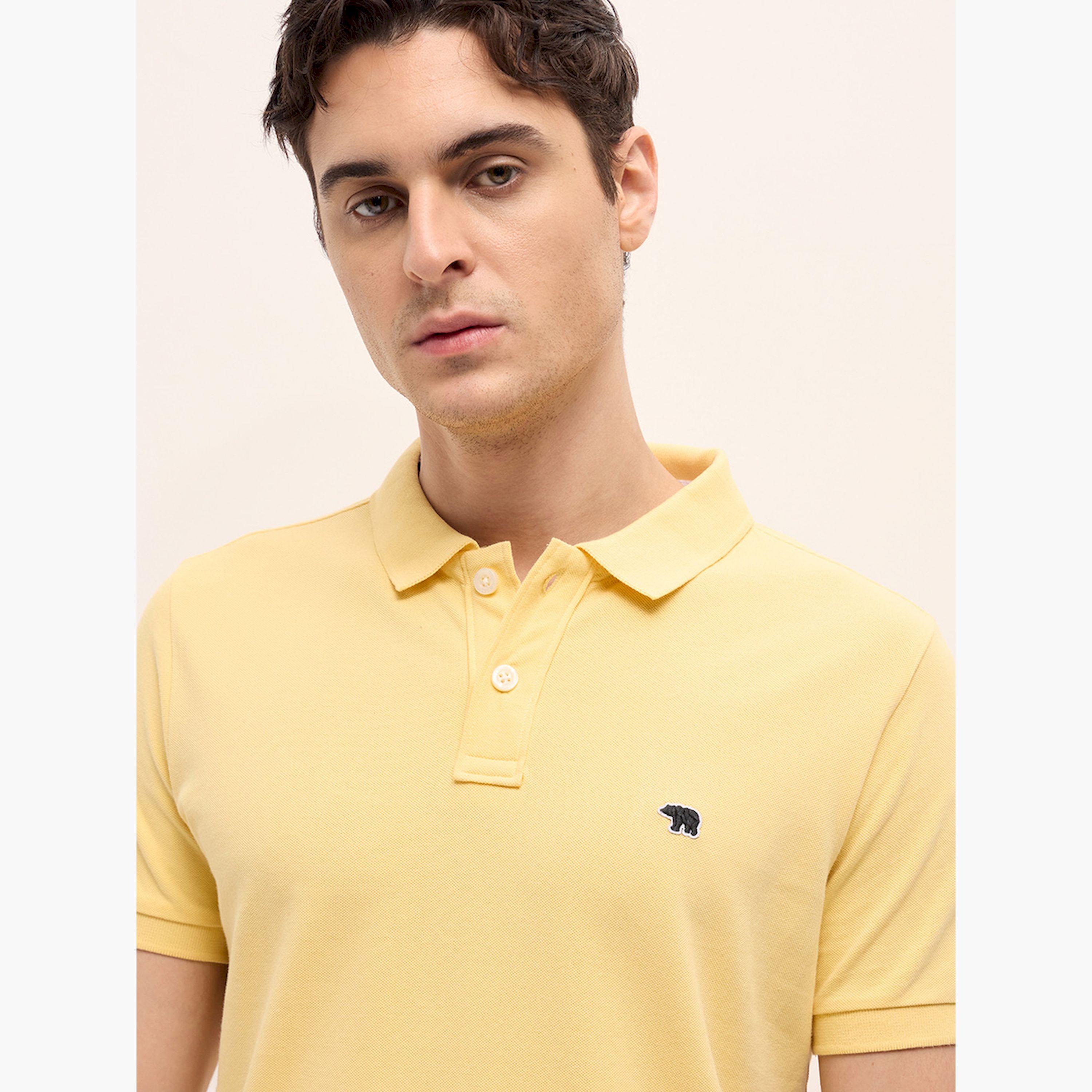 قميص بولو رجالي قطني سادة وقصة عادية-men-clothing-tshirtsandpolos-polos-image-5