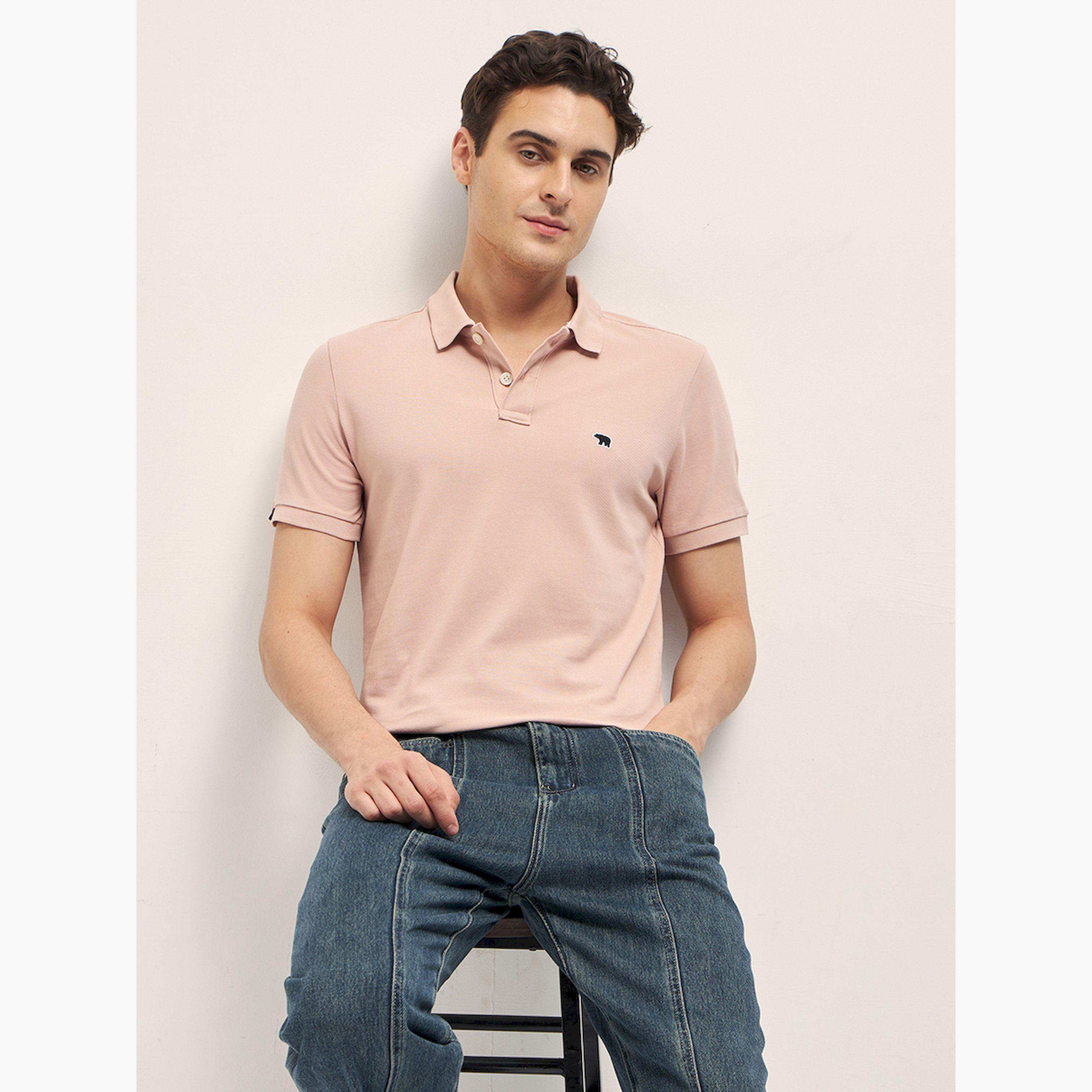 The Bear House X Styli Men Cotton Solid Regular Fit Polo-men-clothing-tshirtsandpolos-polos-image-4