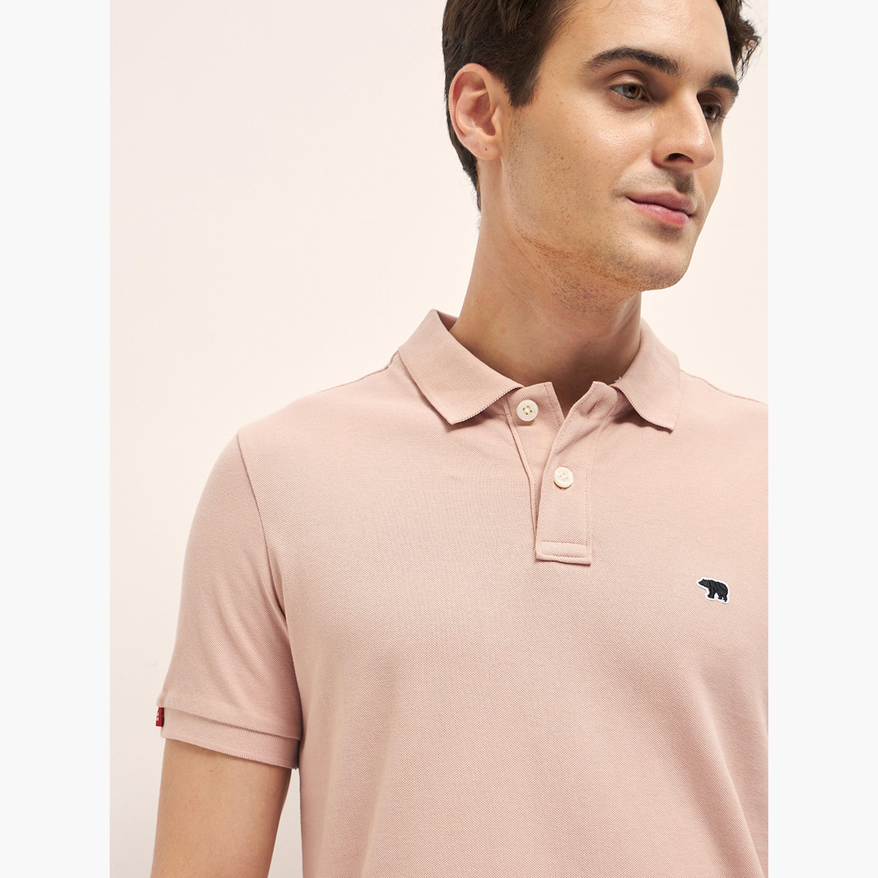 قميص بولو رجالي قطني سادة وقصة عادية-men-clothing-tshirtsandpolos-polos-image-6