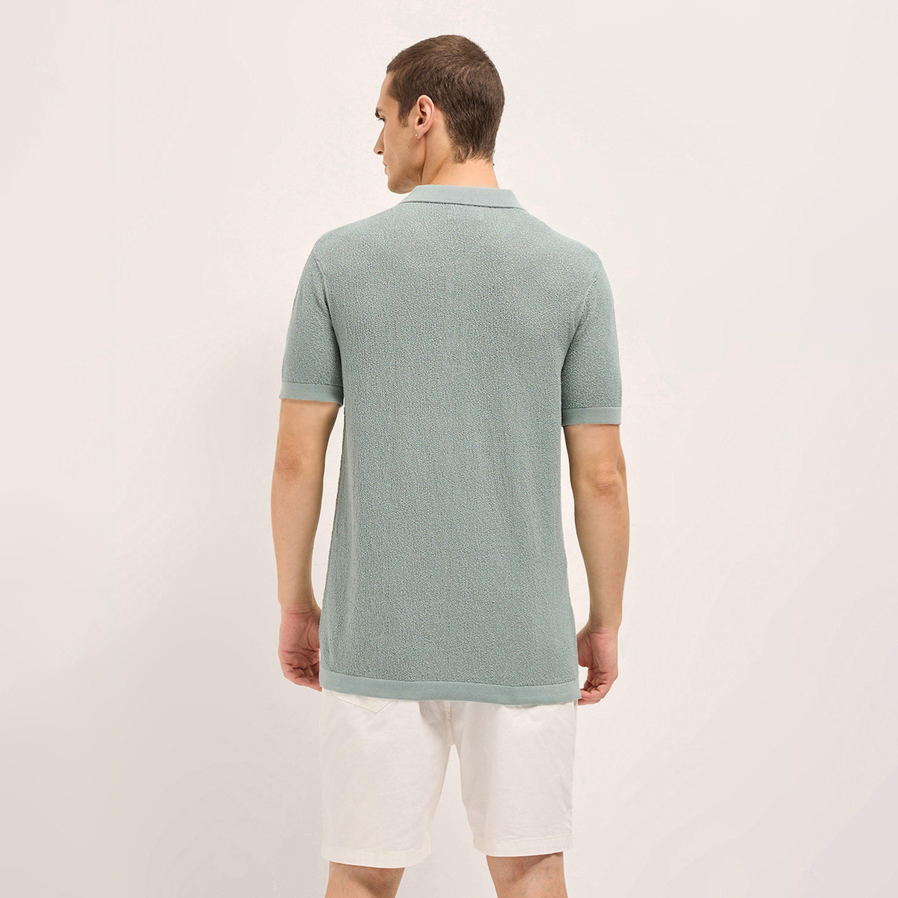The Bear House X Styli Men Solid Textured Flat Knit Regular Fit Polo-men-clothing-tshirtsandpolos-polos-image-5