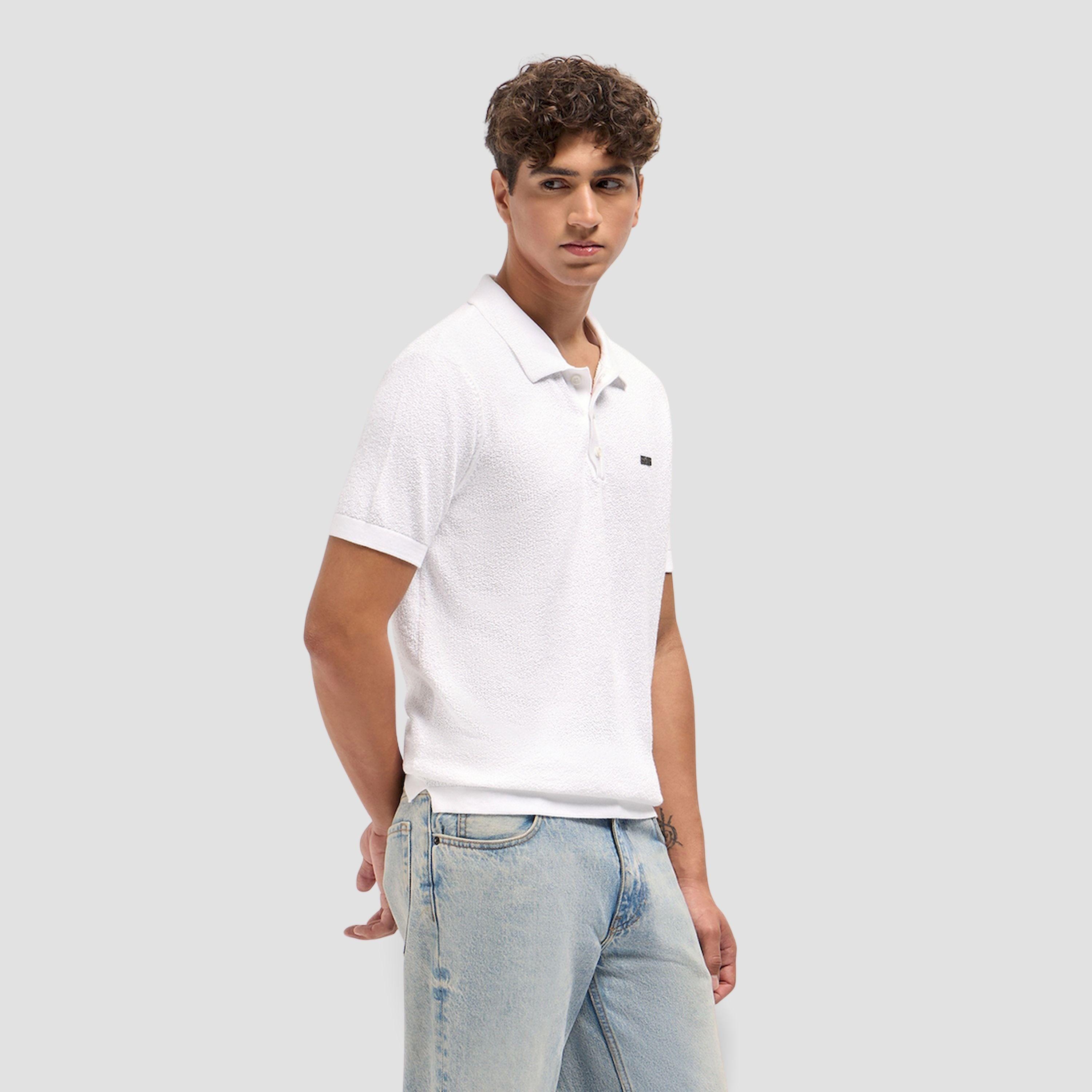 The Bear House X Styli Men Solid Textured Flat Knit Regular Fit Polo-men-clothing-tshirtsandpolos-polos-image-3