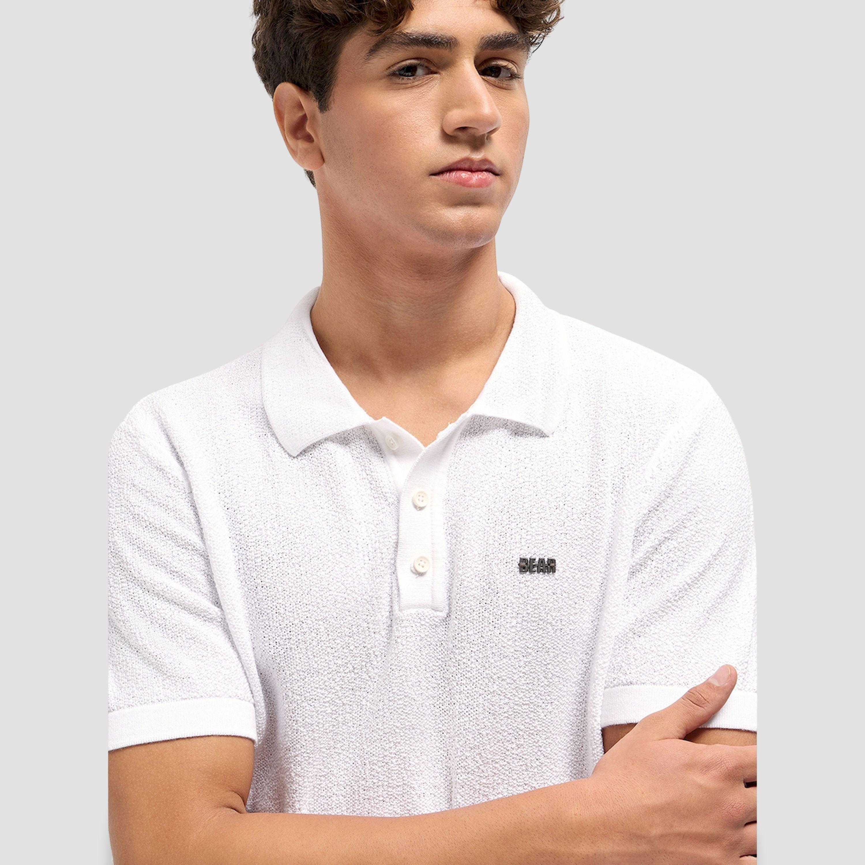 The Bear House X Styli Men Solid Textured Flat Knit Regular Fit Polo-men-clothing-tshirtsandpolos-polos-image-6