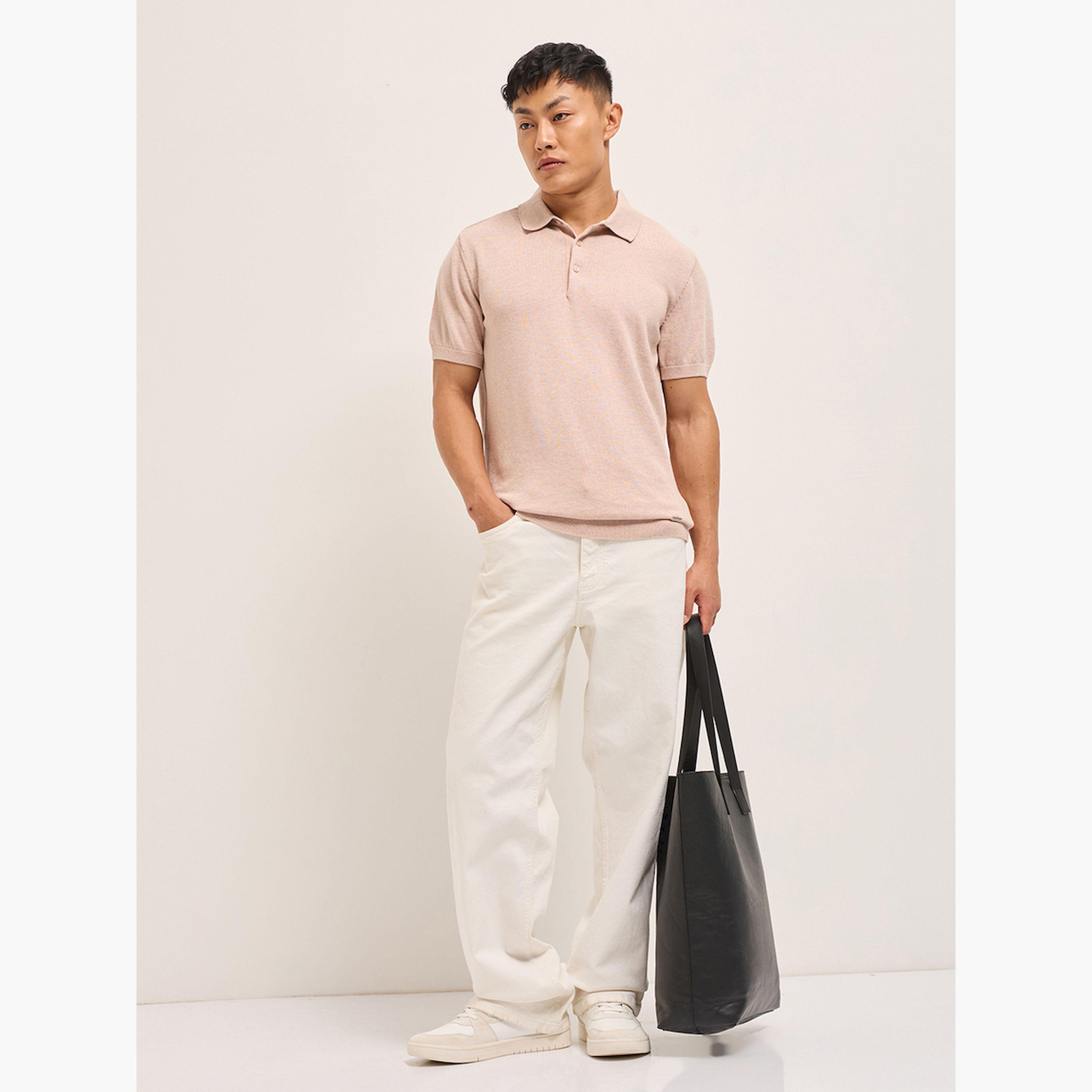 The Bear House X Styli Men Solid Cotton Regular Fit Polo-men-clothing-tshirtsandpolos-polos-image-2