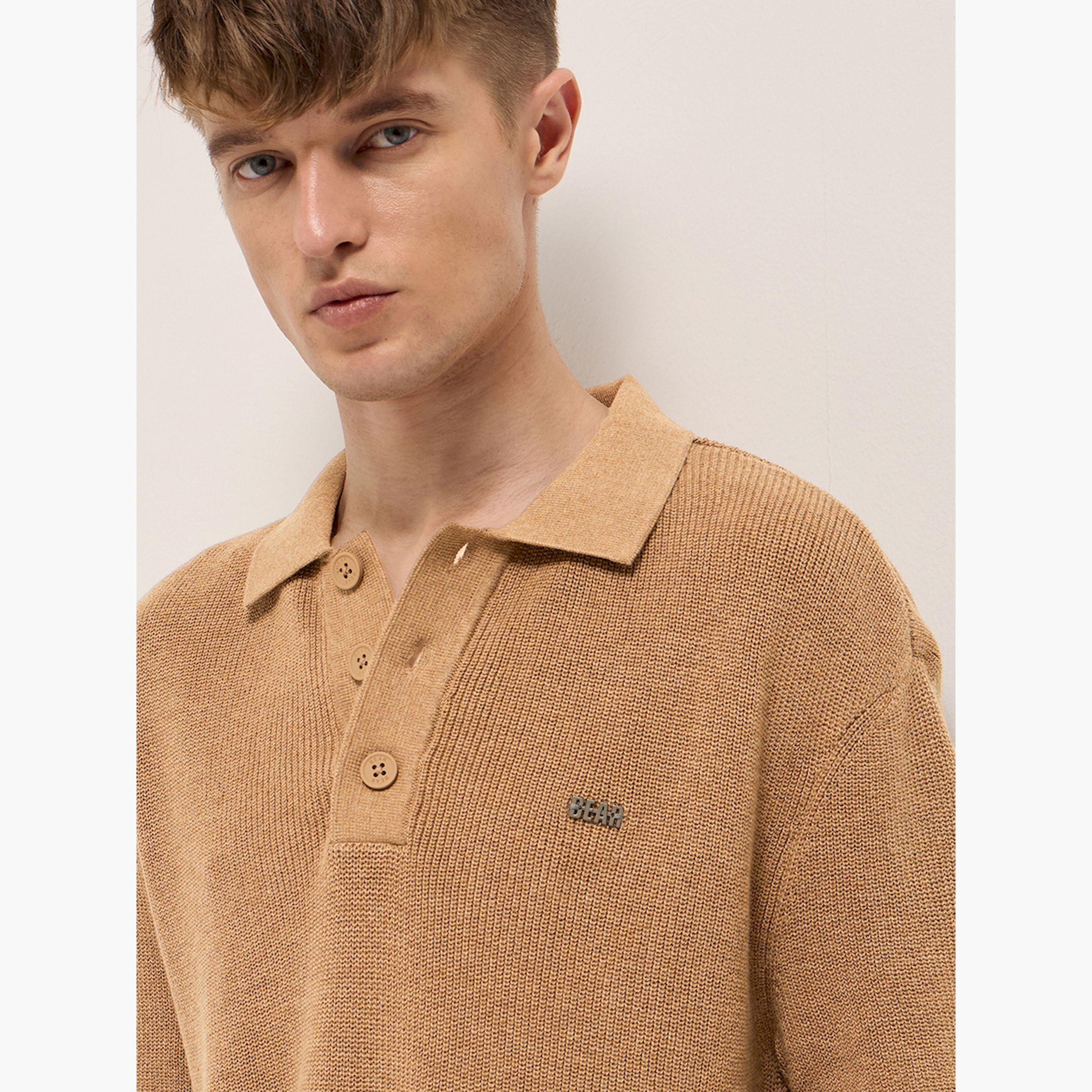 قميص بولو رجالي قطني وقصة مريحة-men-clothing-tshirtsandpolos-polos-image-6