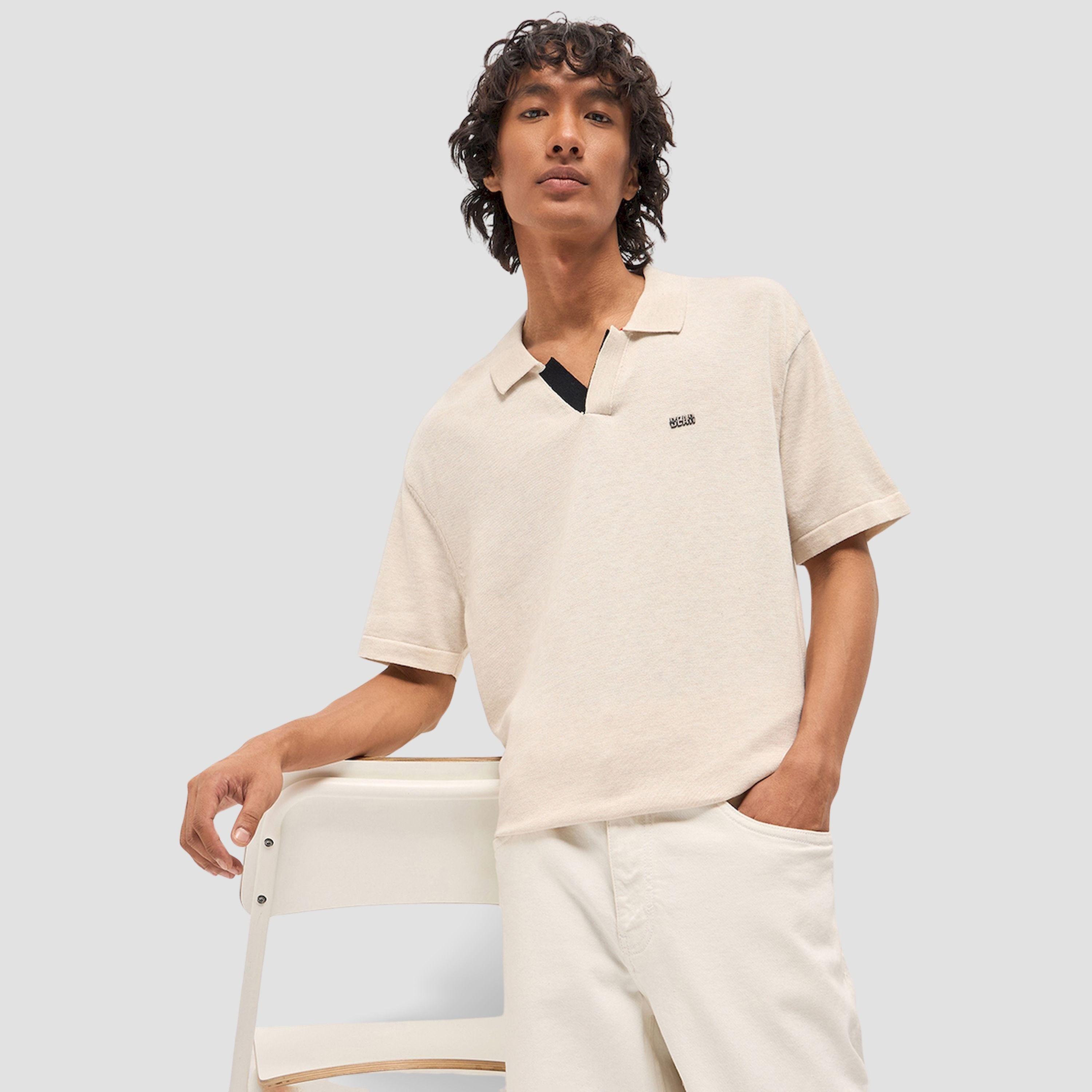 The Bear House X Styli Men Solid Cotton Relaxed Fit Polo-men-clothing-tshirtsandpolos-polos-image-4