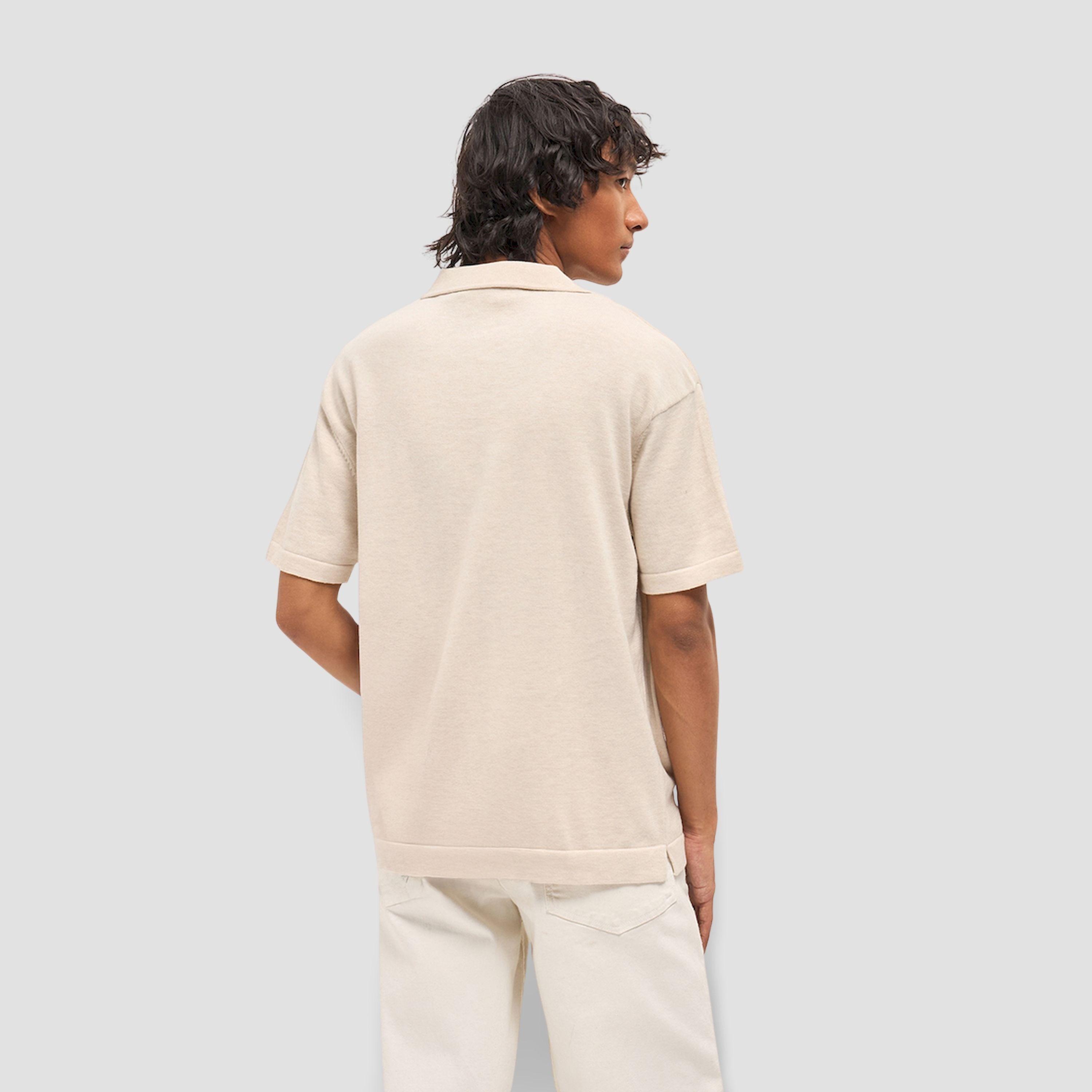 قميص بولو رجالي قطني سادة وقصة مريحة-men-clothing-tshirtsandpolos-polos-image-5