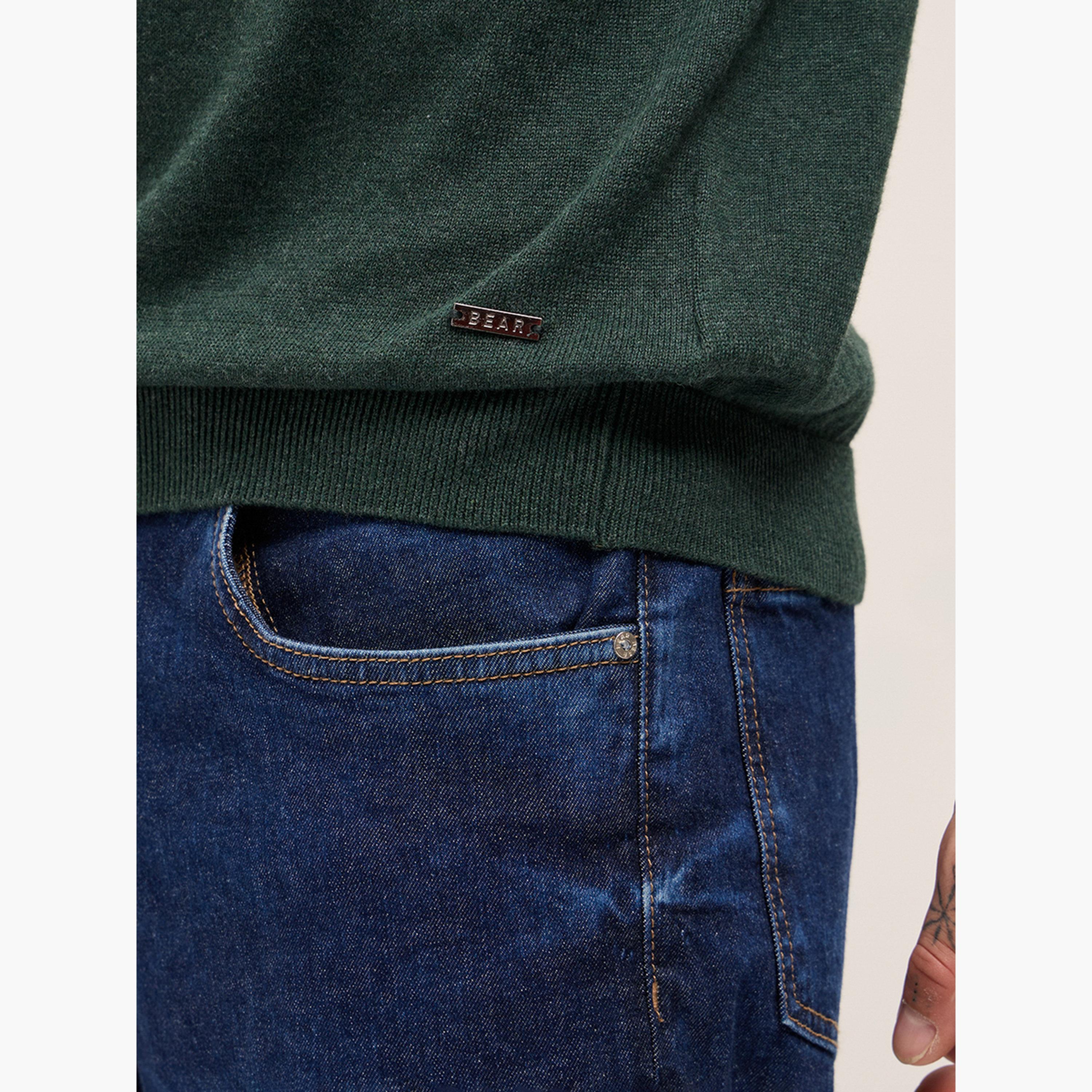 قميص بولو رجالي قطني سادة وقصة عادية-men-clothing-tshirtsandpolos-polos-image-5