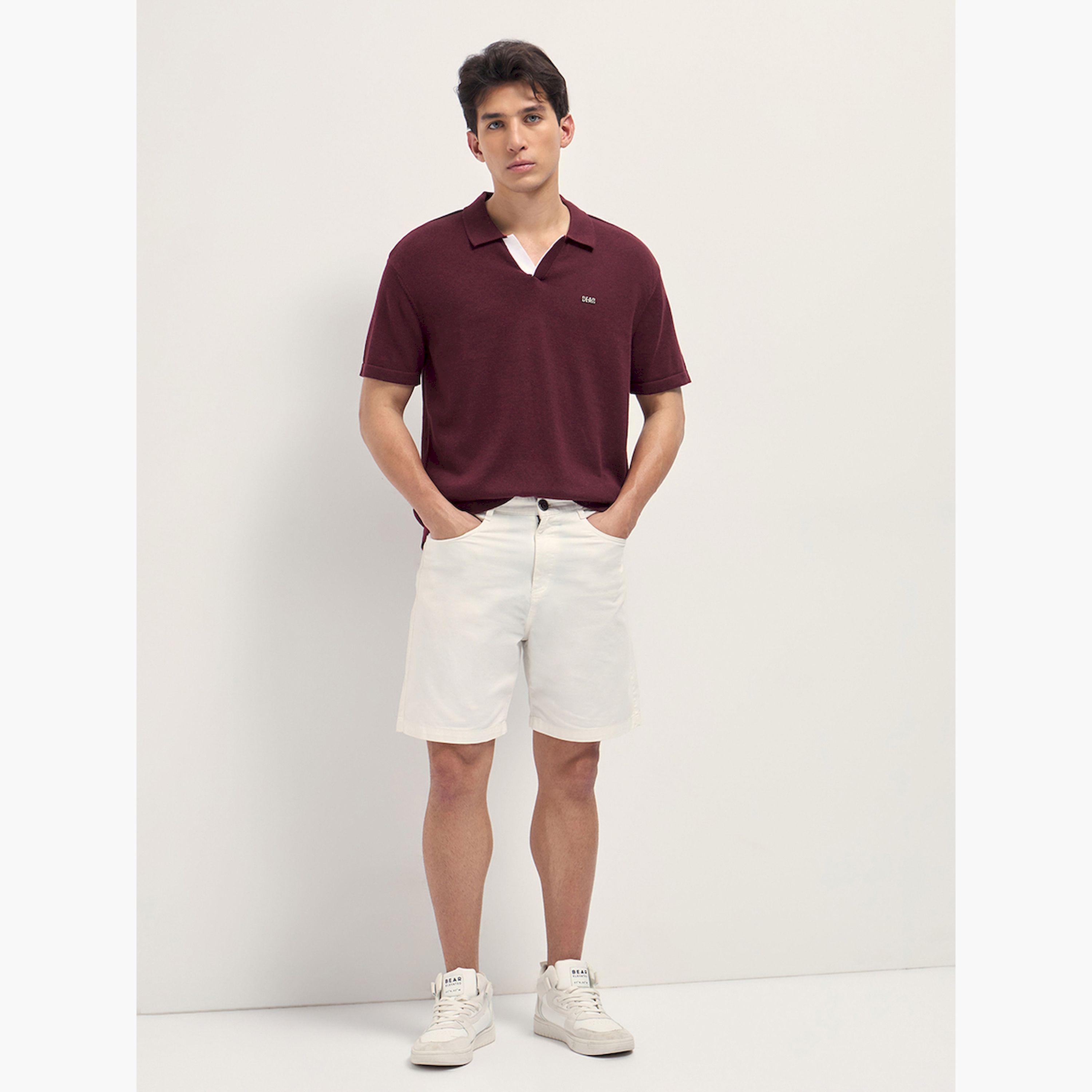 The Bear House X Styli Men Solid Cotton Relaxed Fit Polo-men-clothing-tshirtsandpolos-polos-image-2