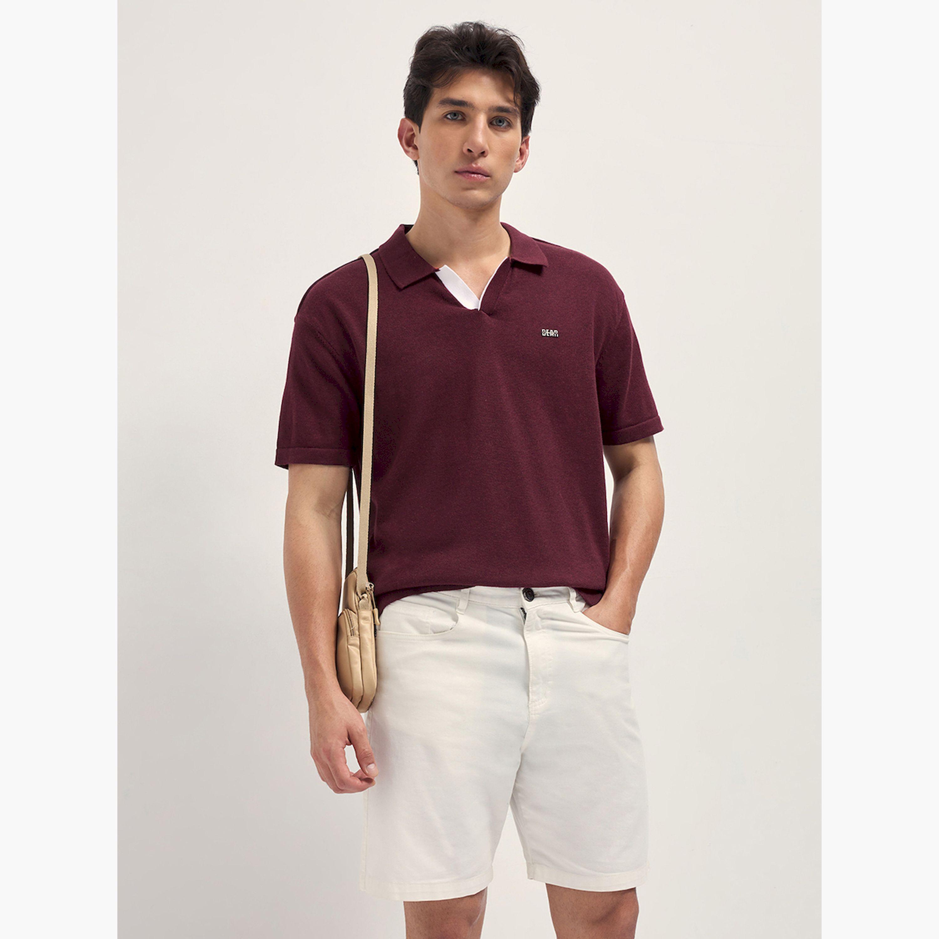 The Bear House X Styli Men Solid Cotton Relaxed Fit Polo-men-clothing-tshirtsandpolos-polos-image-4