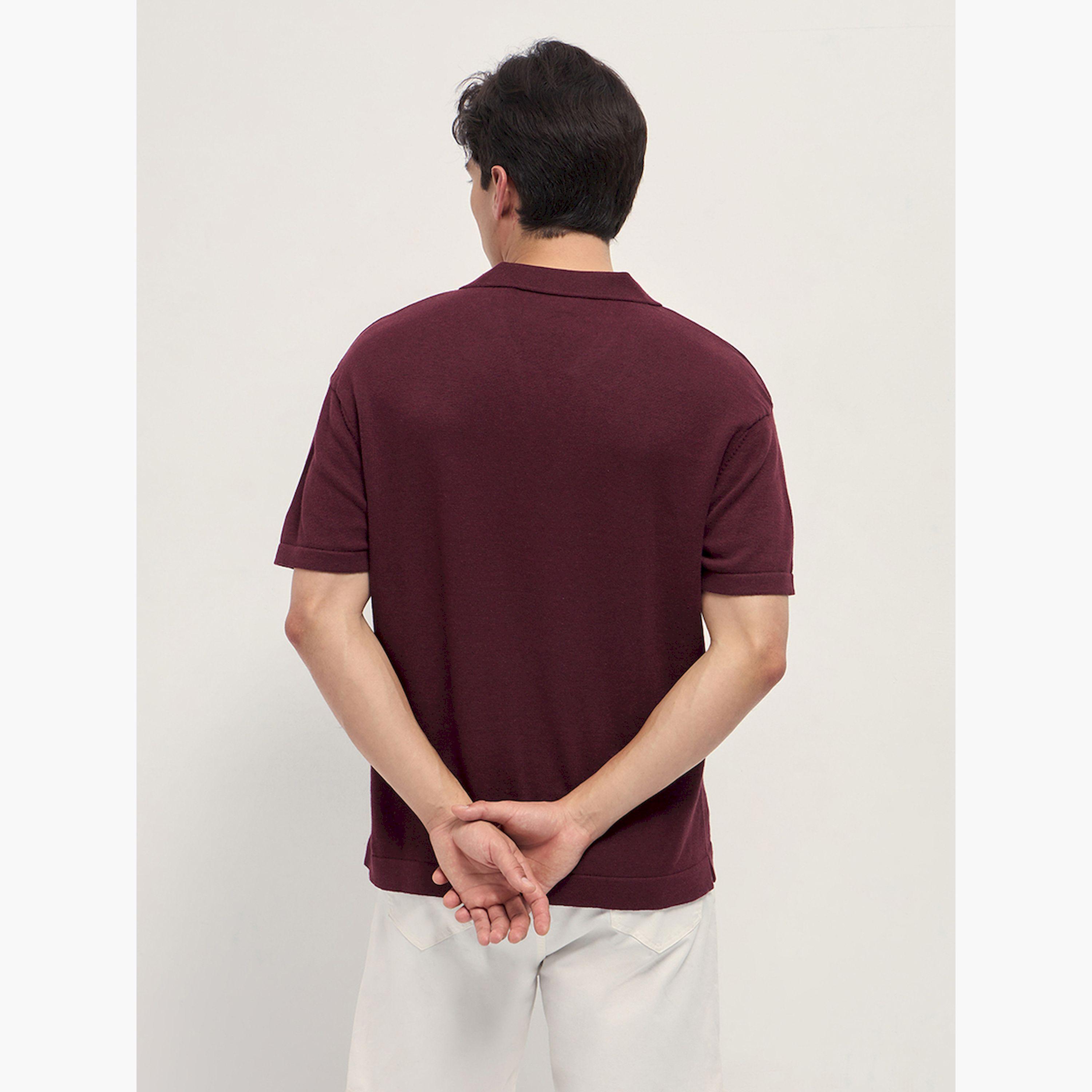 The Bear House X Styli Men Solid Cotton Relaxed Fit Polo-men-clothing-tshirtsandpolos-polos-image-5