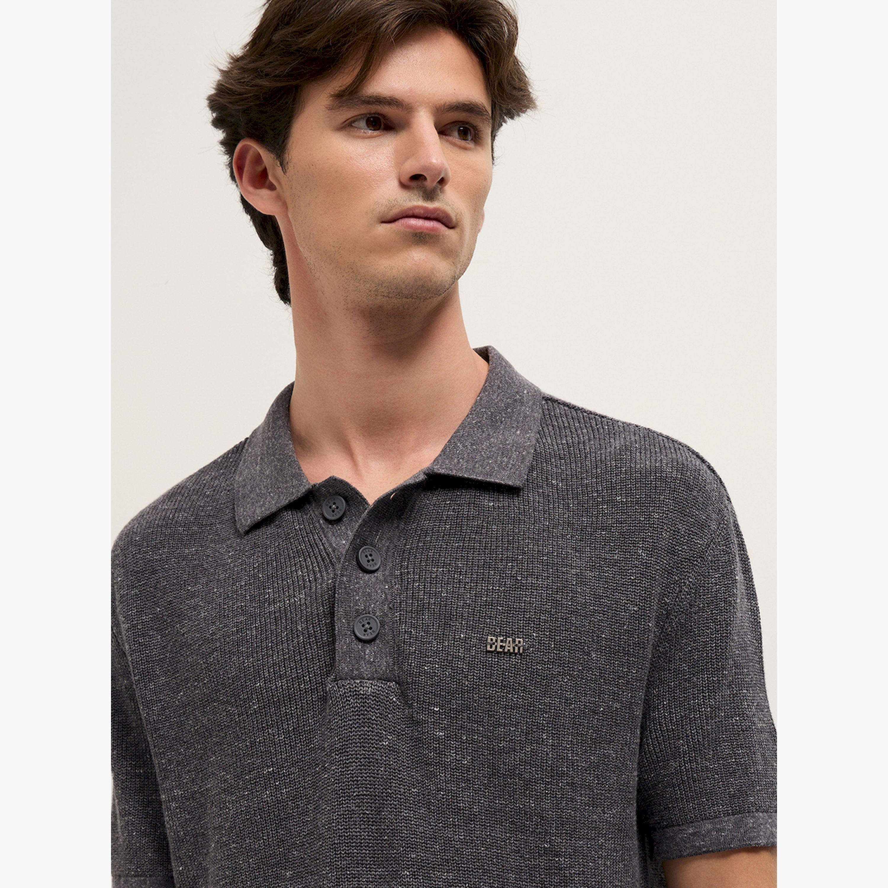 The Bear House X Styli Men Pure Cotton Solid Relaxed Fit Polo-men-clothing-tshirtsandpolos-polos-image-6