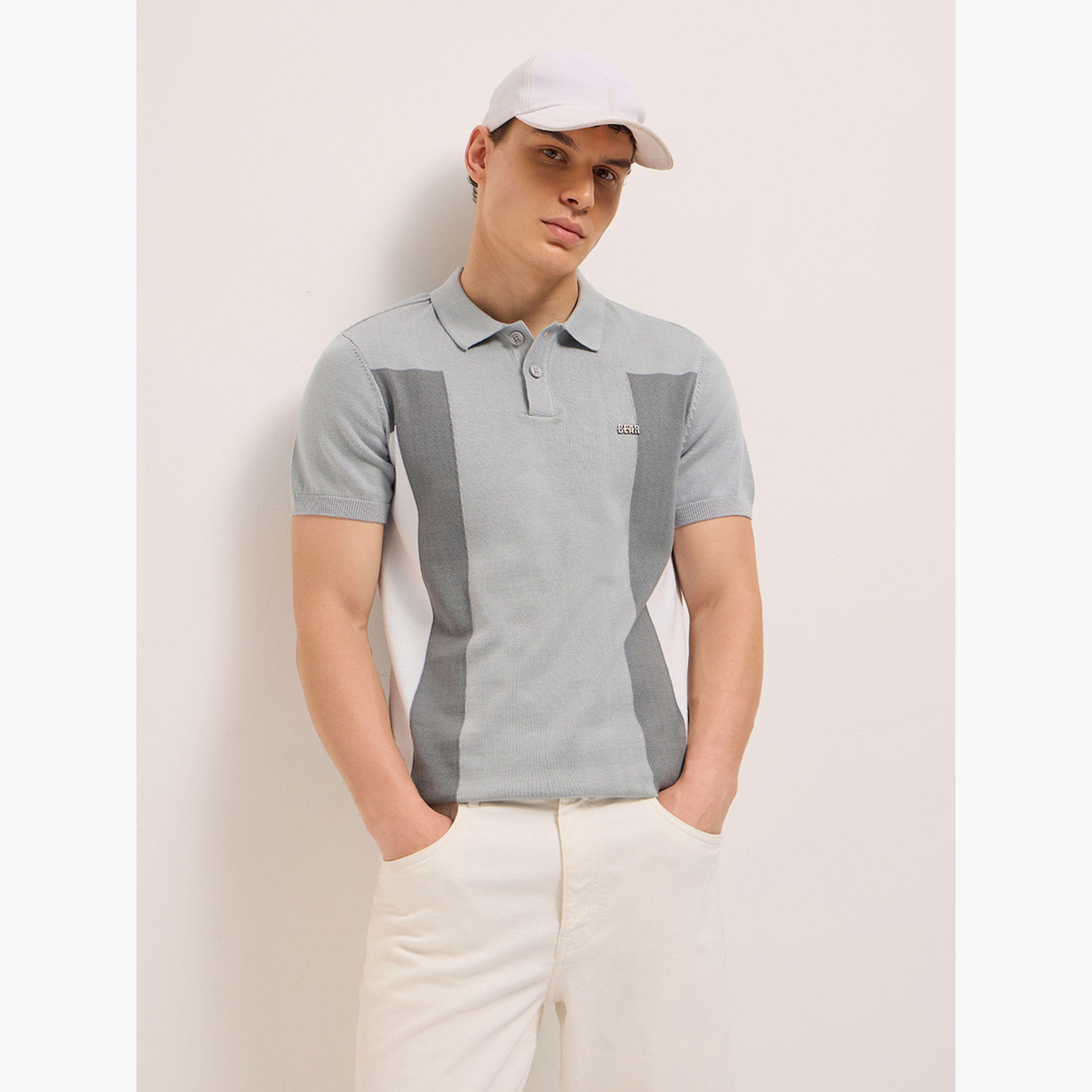 The Bear House X Styli Men Cotton Color Block Regular Fit Polo-men-clothing-tshirtsandpolos-polos-image-4