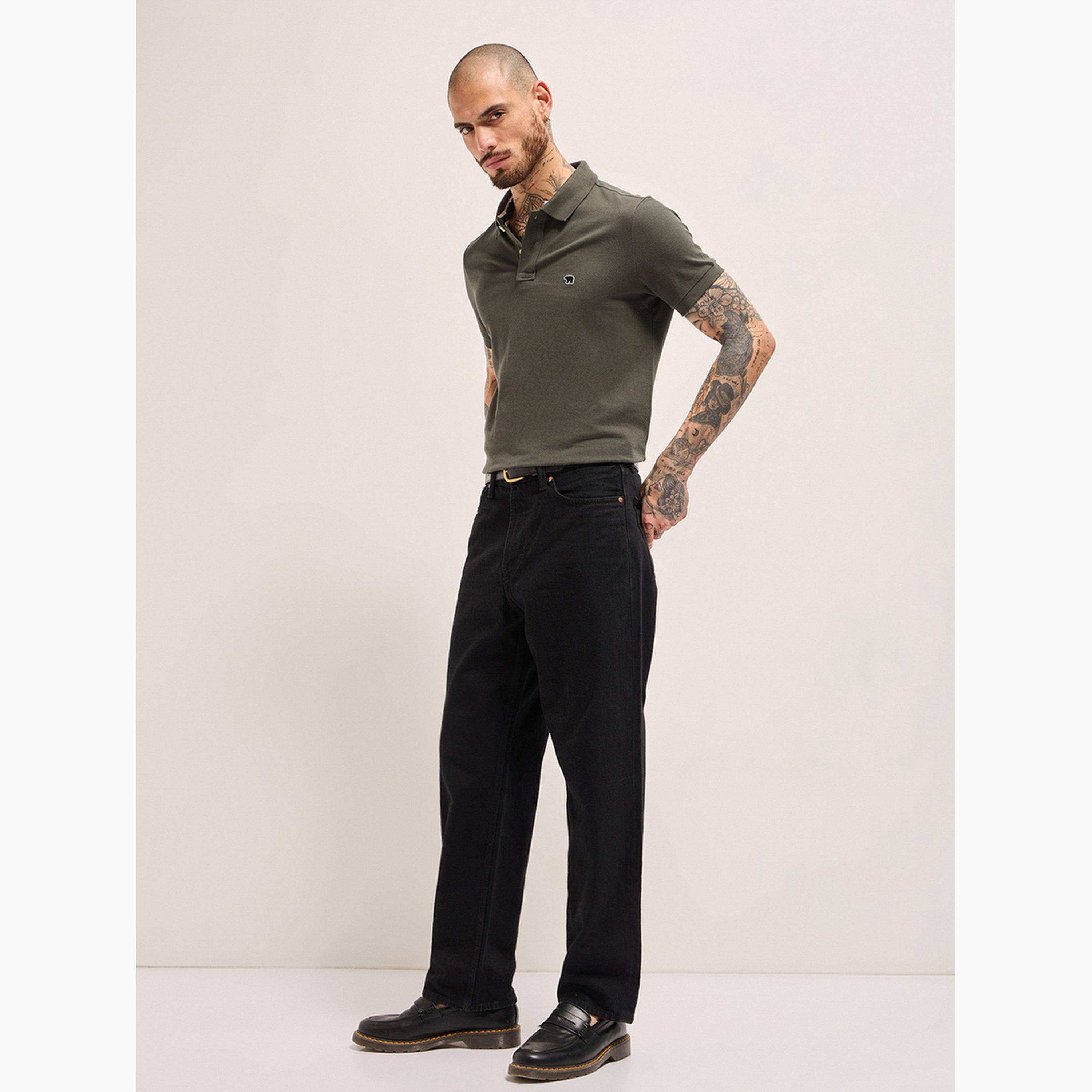 The Bear House X Styli Men Solid Cotton Regular Fit Polo-men-clothing-tshirtsandpolos-polos-image-3