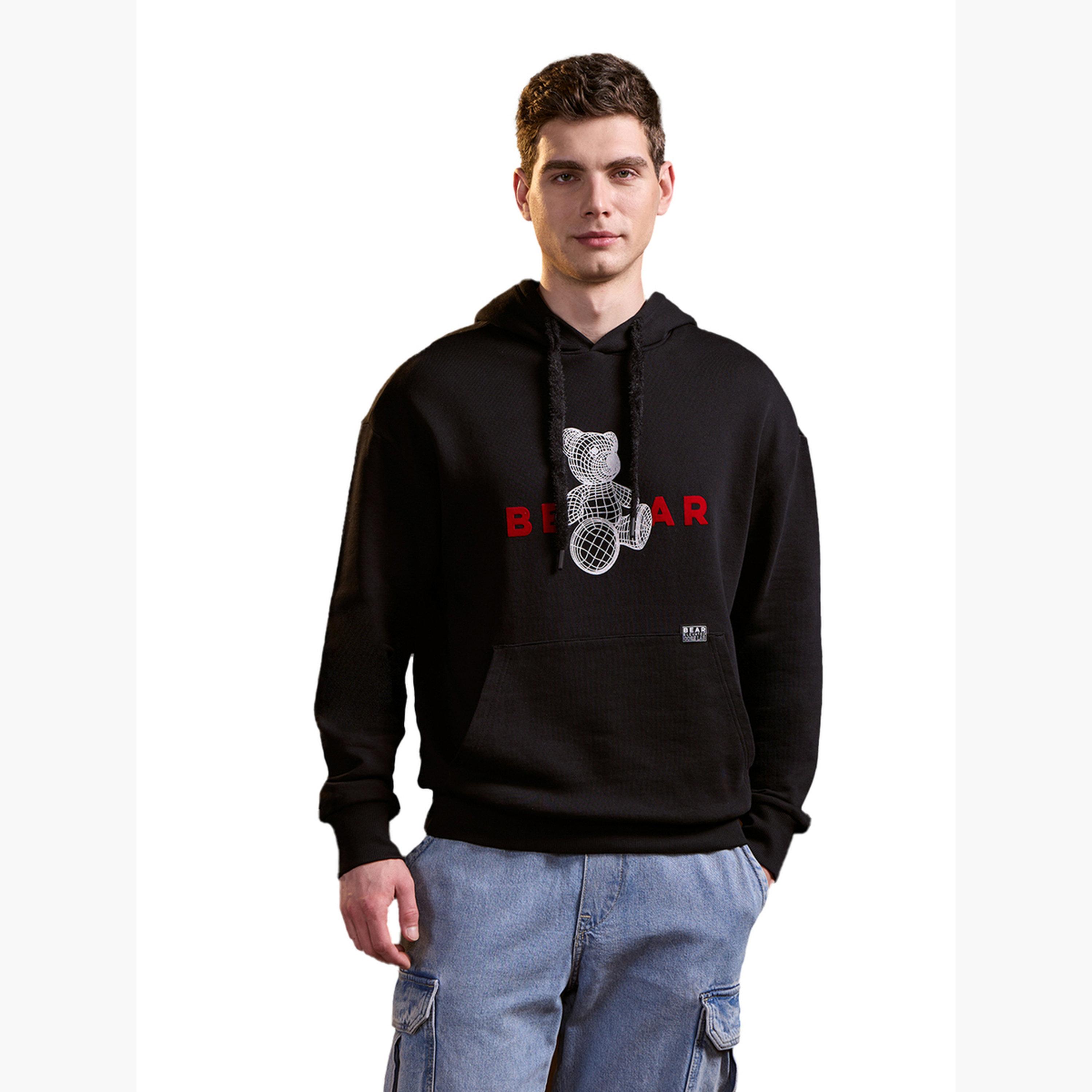 ذا بير هاوس × ستايلي - هودي رجالي مطبوع عليه رسومات من القطن الخالص-men-winterwear-hoodiesandsweatshirts-image-5