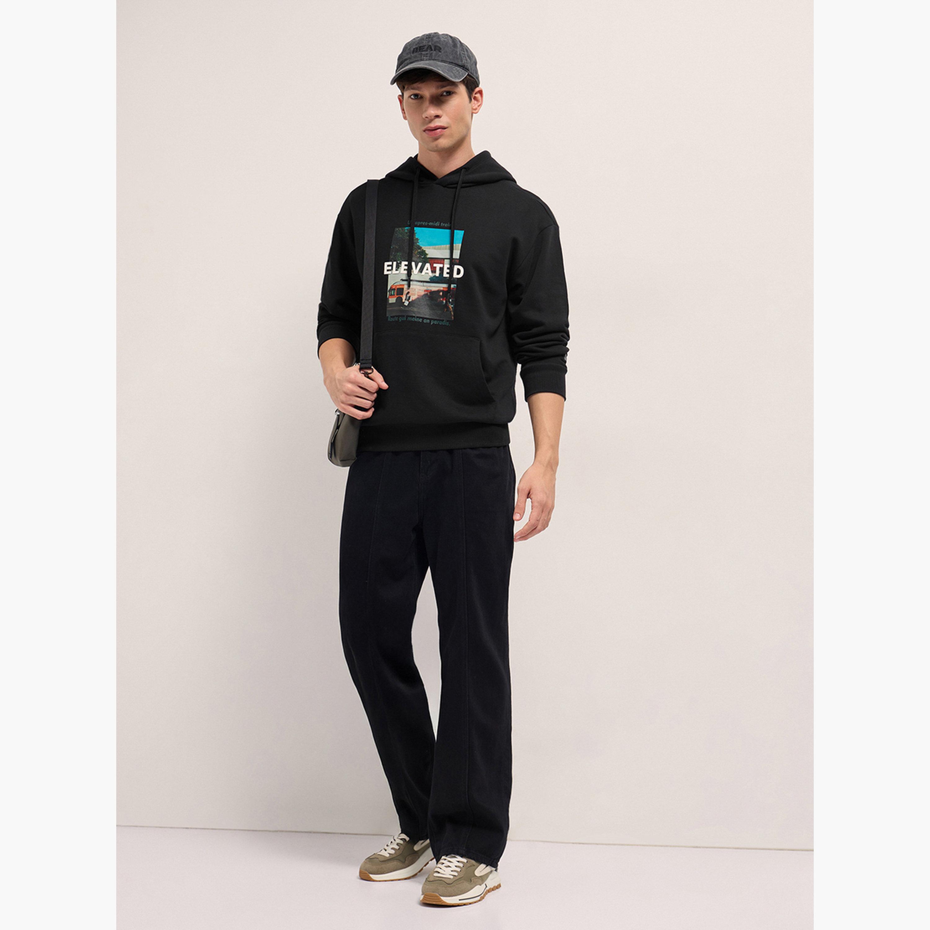 ذا بير هاوس × ستايلي - هودي رجالي من القطن الخالص بقصة مريحة-men-winterwear-hoodiesandsweatshirts-image-2