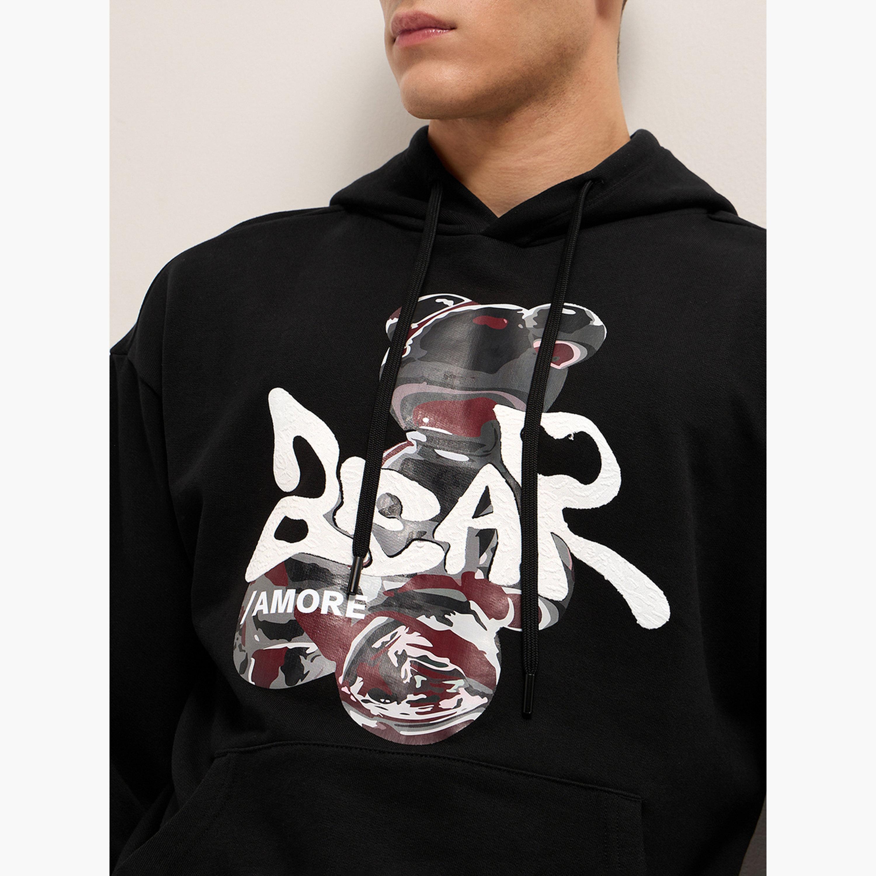 ذا بير هاوس × ستايلي - هودي رجالي من القطن الخالص بقصة مريحة-men-clothing-hoodiesandsweatshirts-image-4