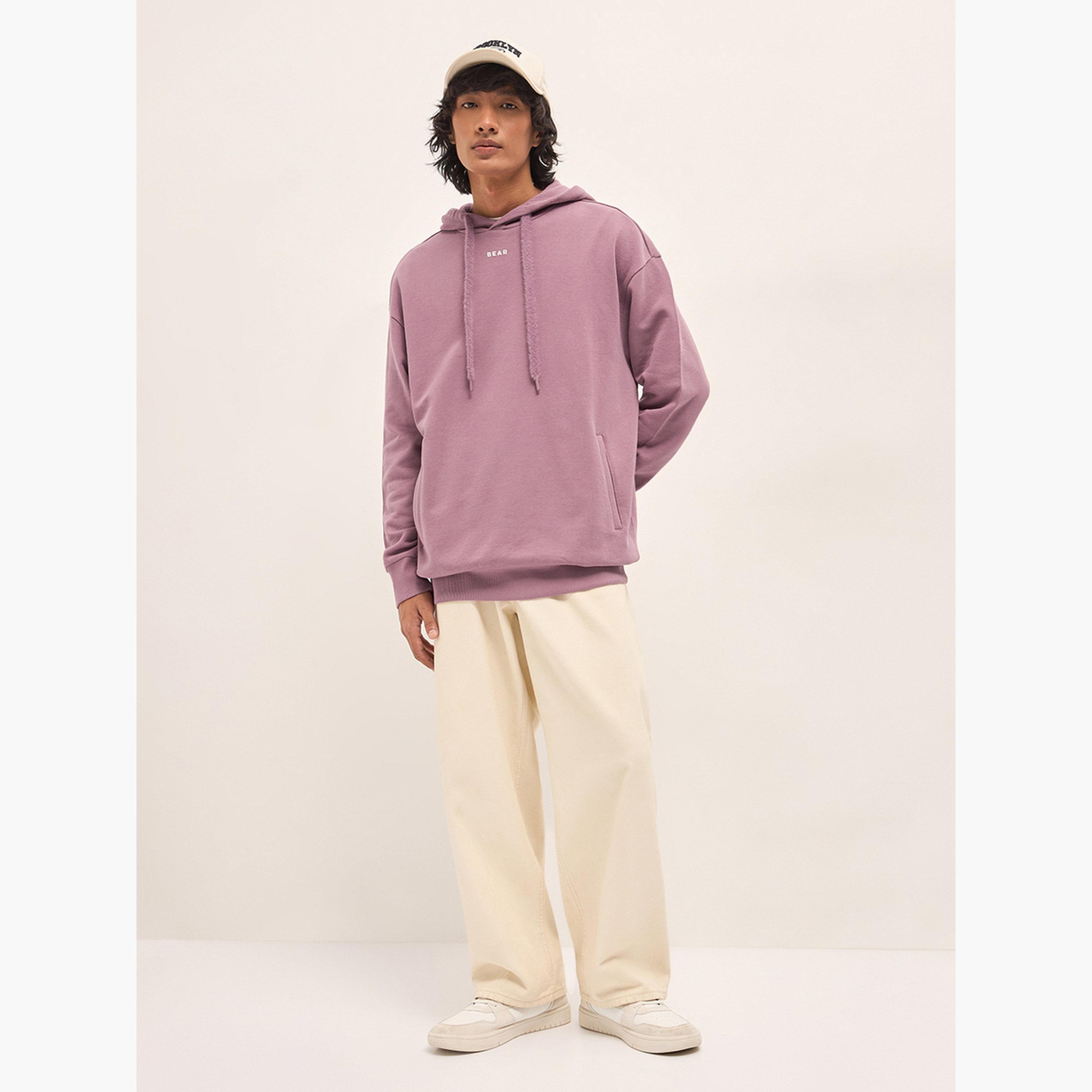 The Bear House X Styli Men's Pure Cotton Relaxed Fit Graphic Print Hoodie-men-clothing-hoodiesandsweatshirts-image-2