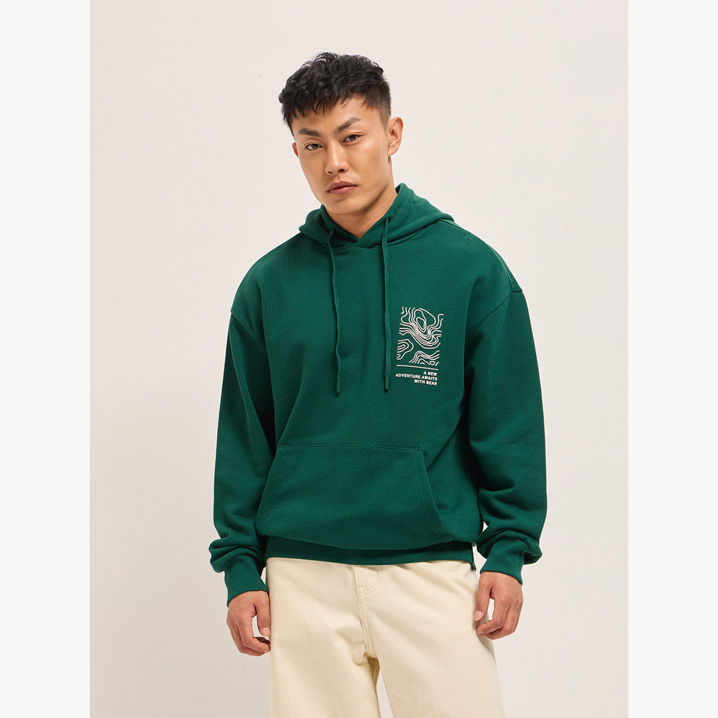 ذا بير هاوس × ستايلي - سويت شيرت رجالي بغطاء رأس مصنوع من القطن الخالص-men-winterwear-hoodiesandsweatshirts-image-1
