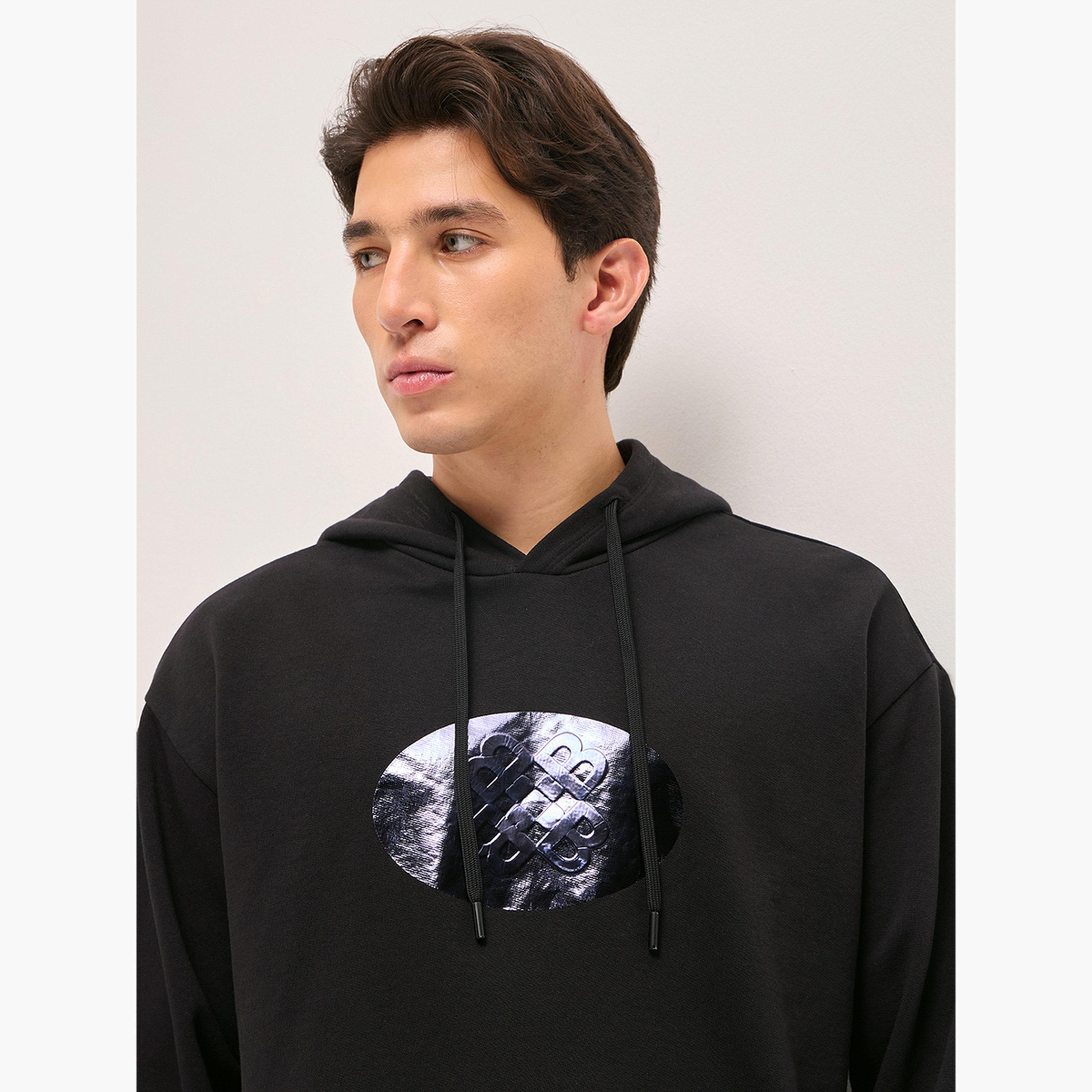 The Bear House X Styli Men's Pure Cotton Relaxed Fit Hoodie-men-clothing-hoodiesandsweatshirts-image-4