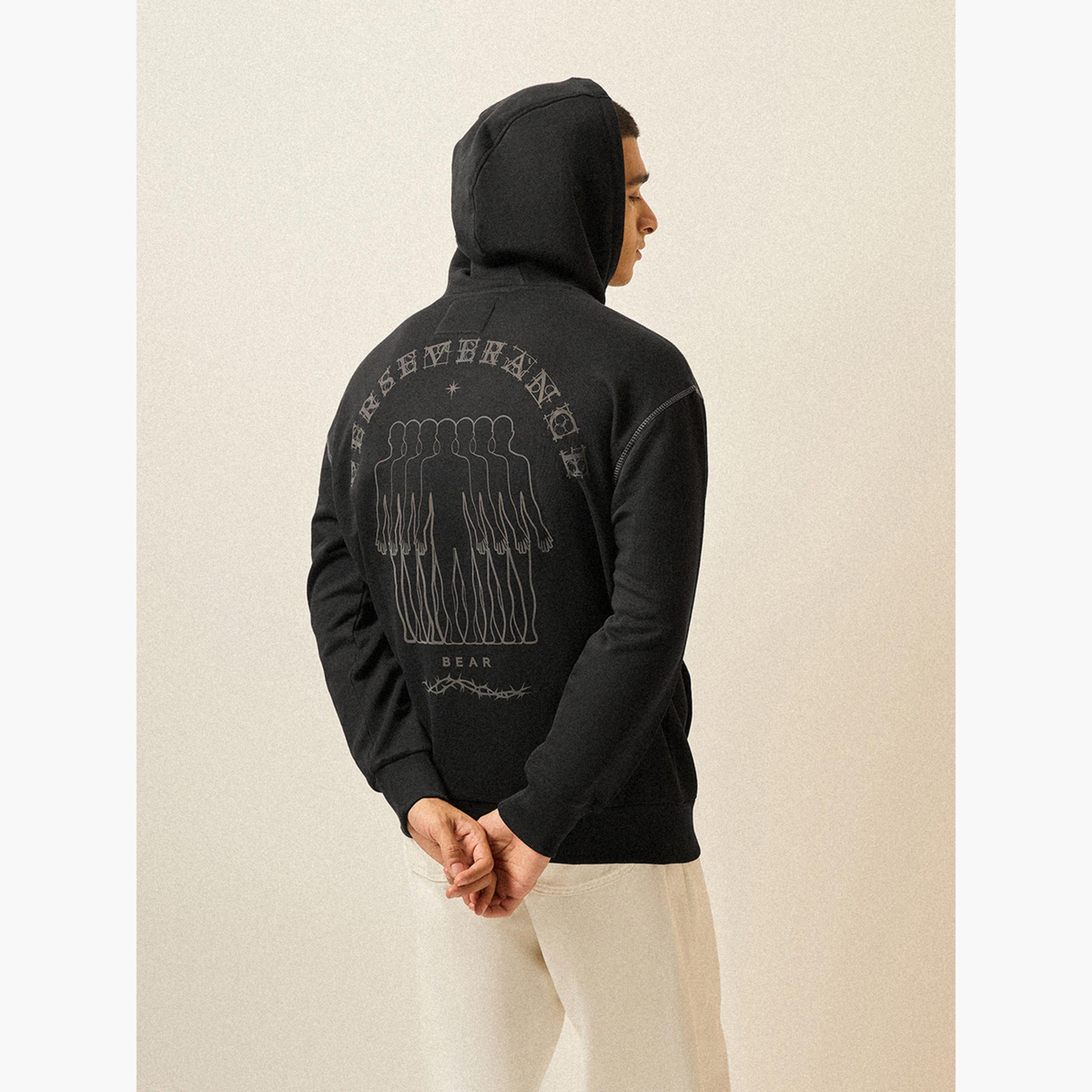 ذا بير هاوس × ستايلي - سويت شيرت رجالي بغطاء رأس مصنوع من القطن الخالص-men-clothing-hoodiesandsweatshirts-image-5