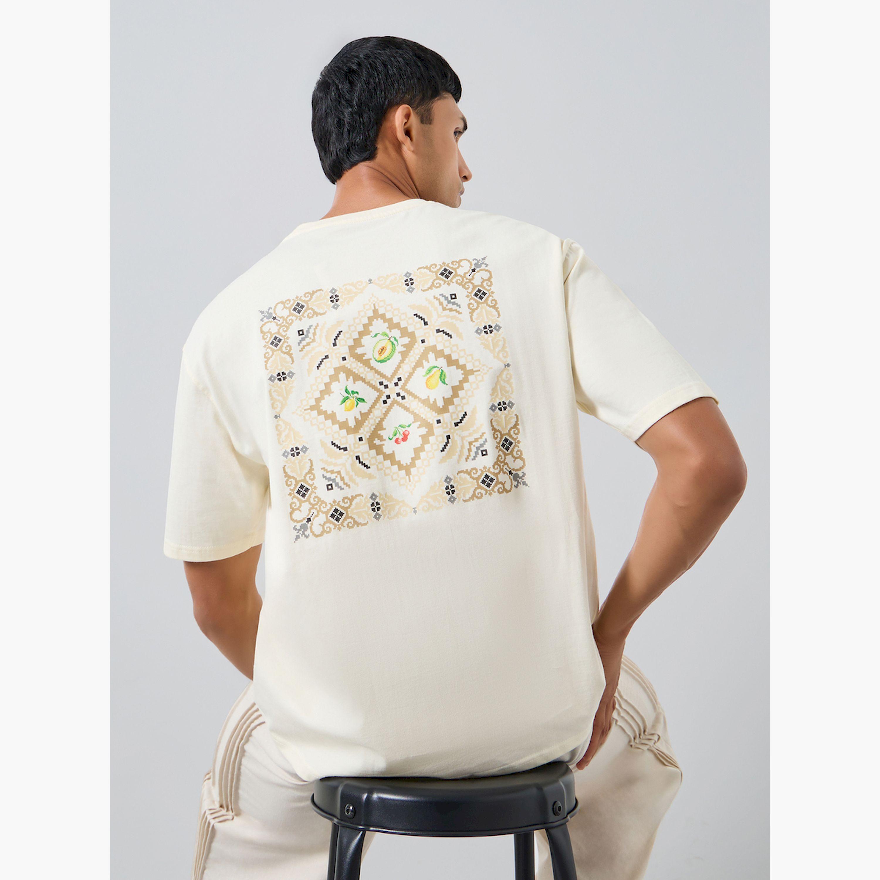 تيشيرت واسع مطبع بطبعة جرافيك-men-clothing-tshirtsandpolos-tshirts-image-3