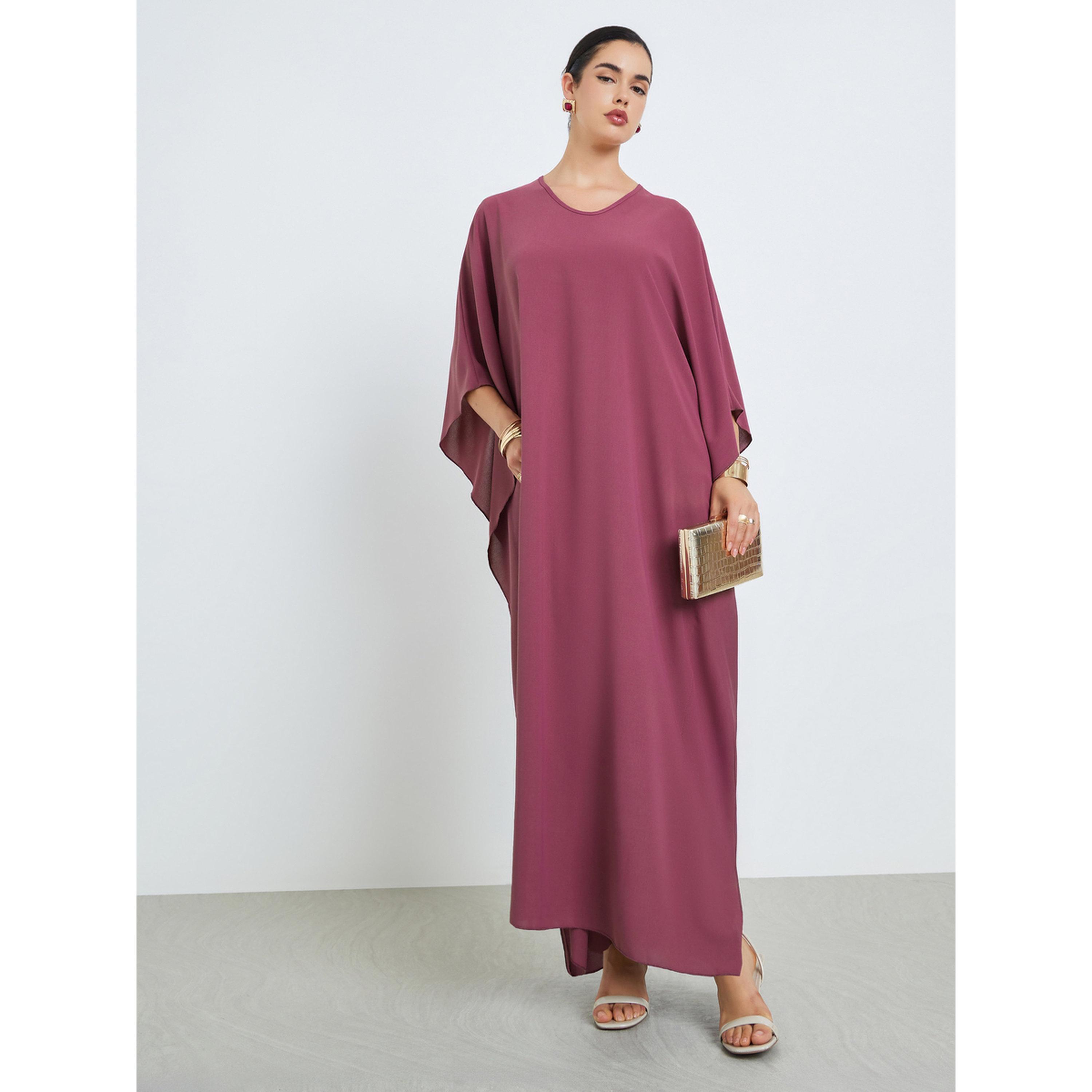 قفطان بأكمام كيمونو للنساء-women-arabicclothing-kaftan-image-4