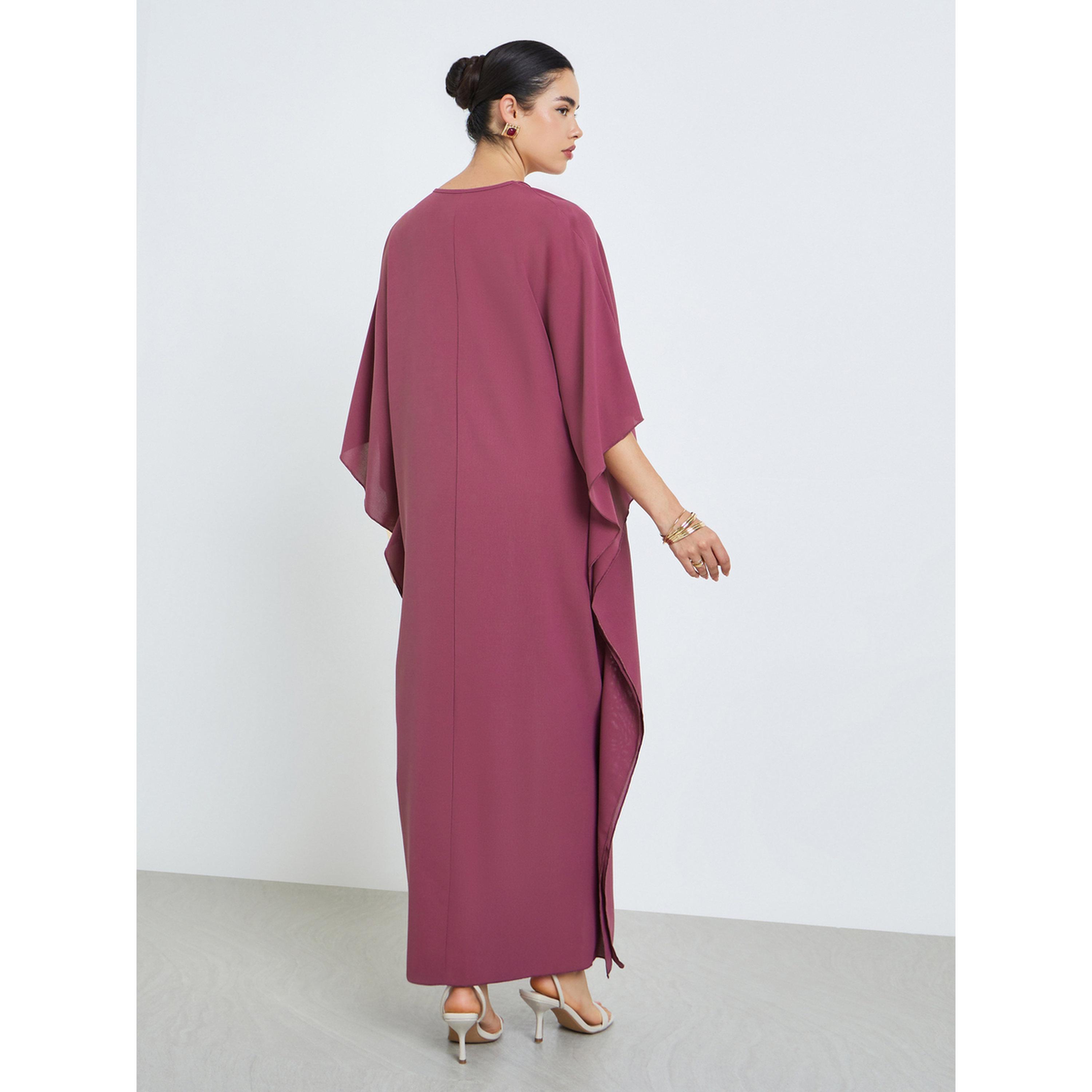 قفطان بأكمام كيمونو للنساء-women-arabicclothing-kaftan-image-1