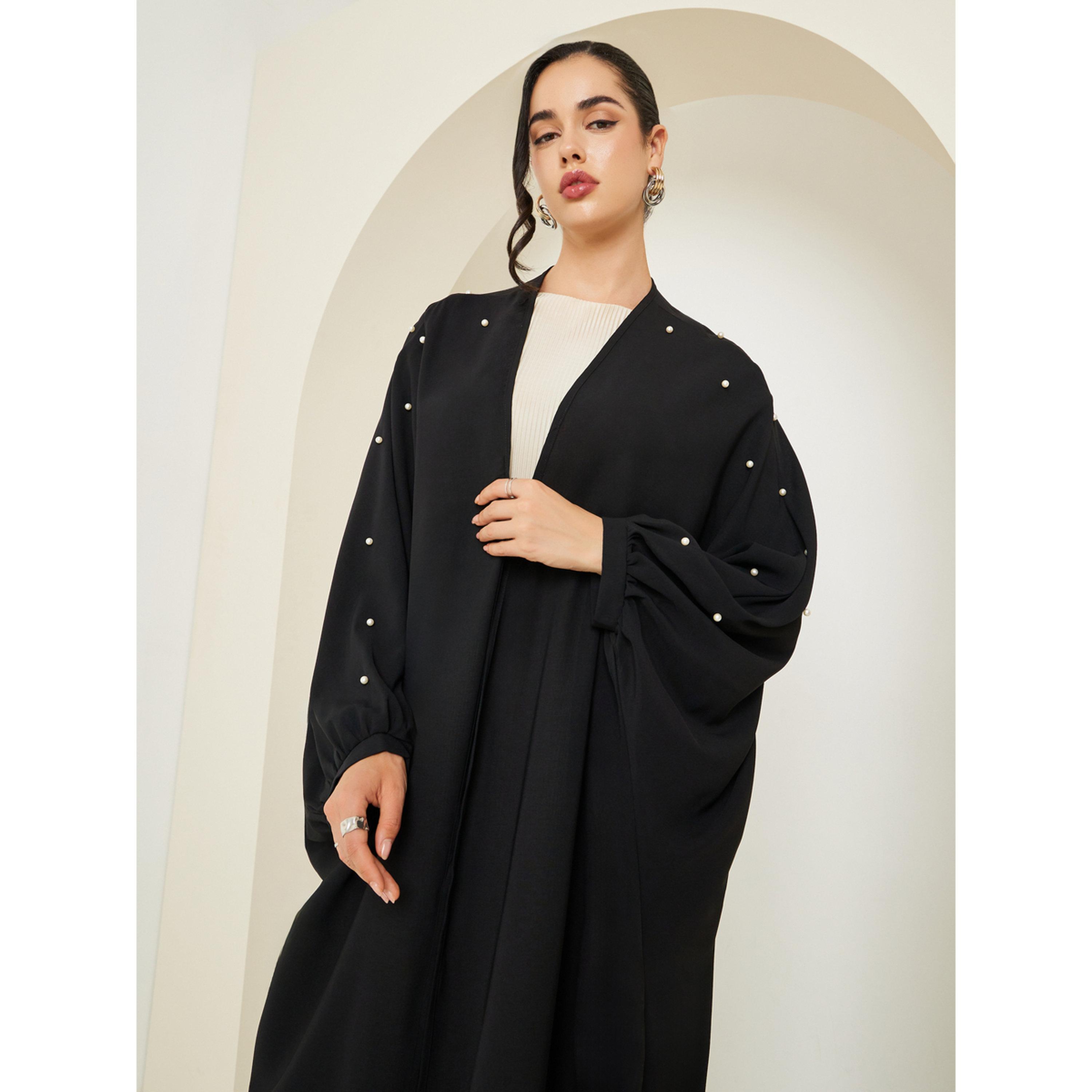 عباية نسائية مزينة بأكمام خفاش-women-arabicclothing-abayas-image-2