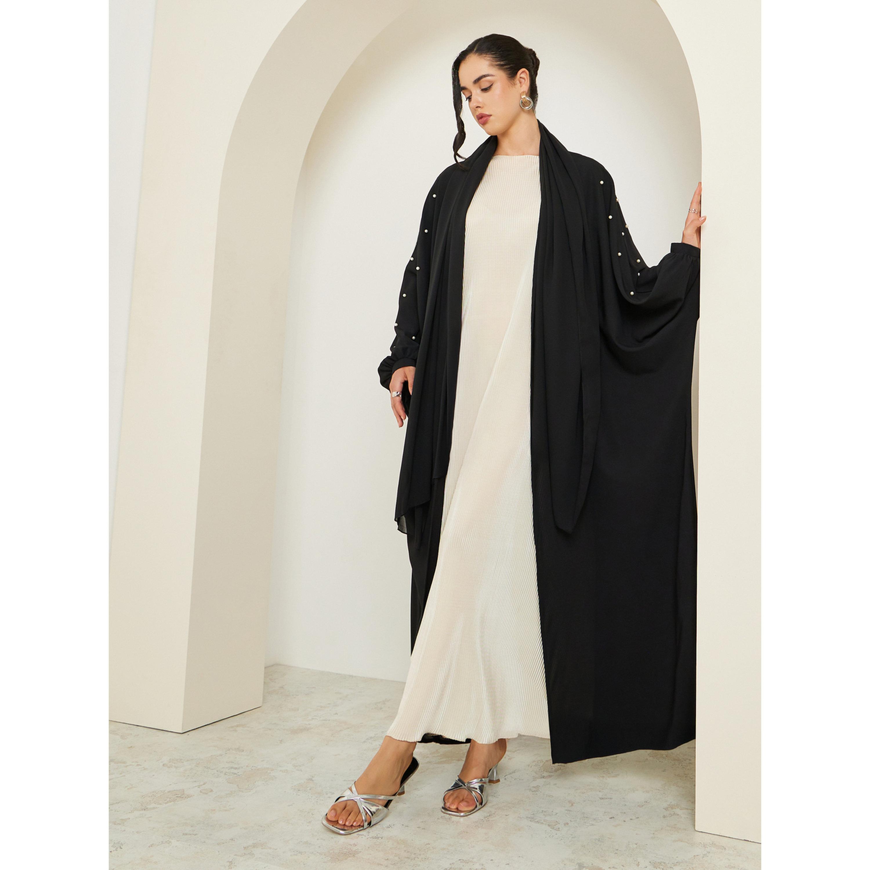 عباية نسائية مزينة بأكمام خفاش-women-arabicclothing-abayas-image-3