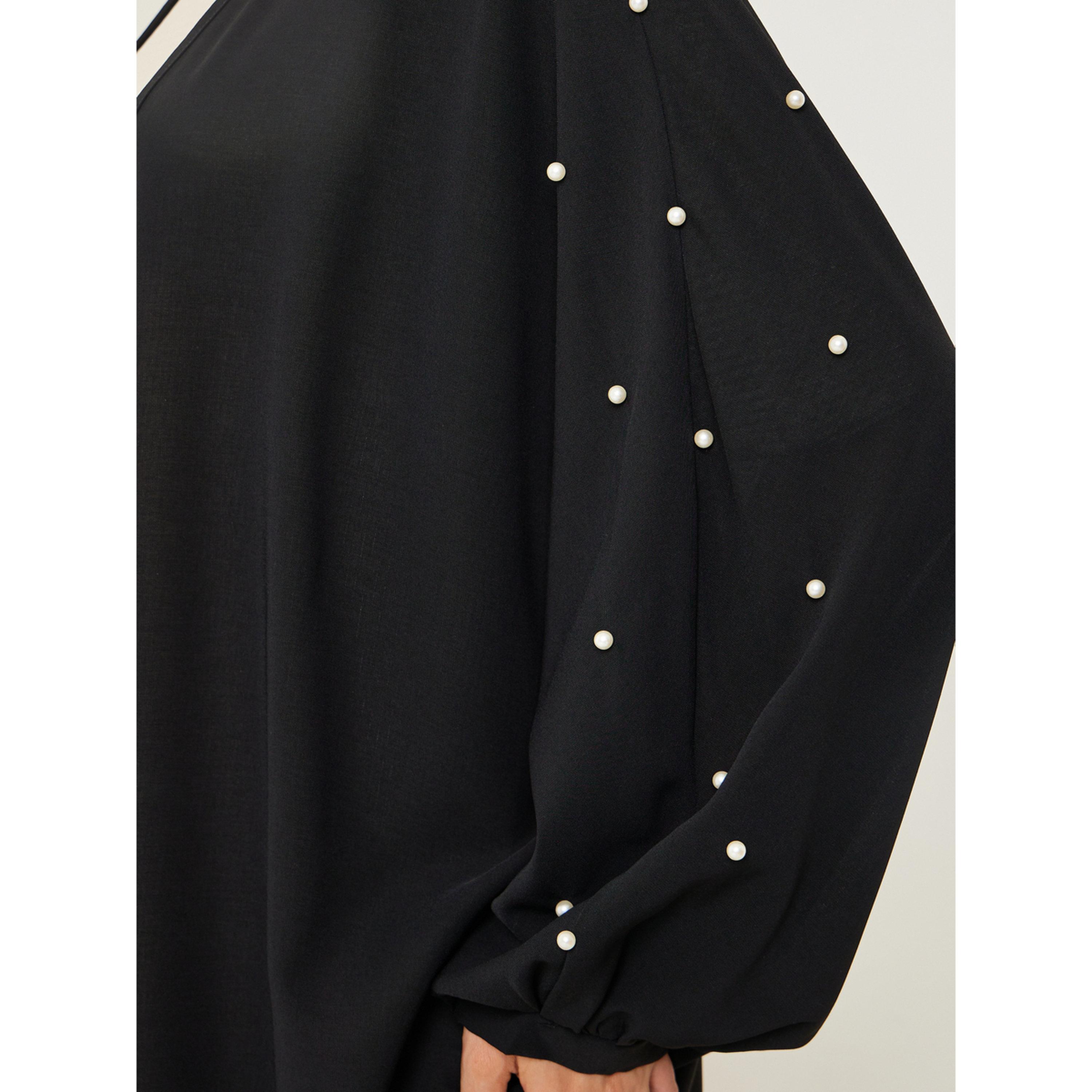 عباية نسائية مزينة بأكمام خفاش-women-arabicclothing-abayas-image-4