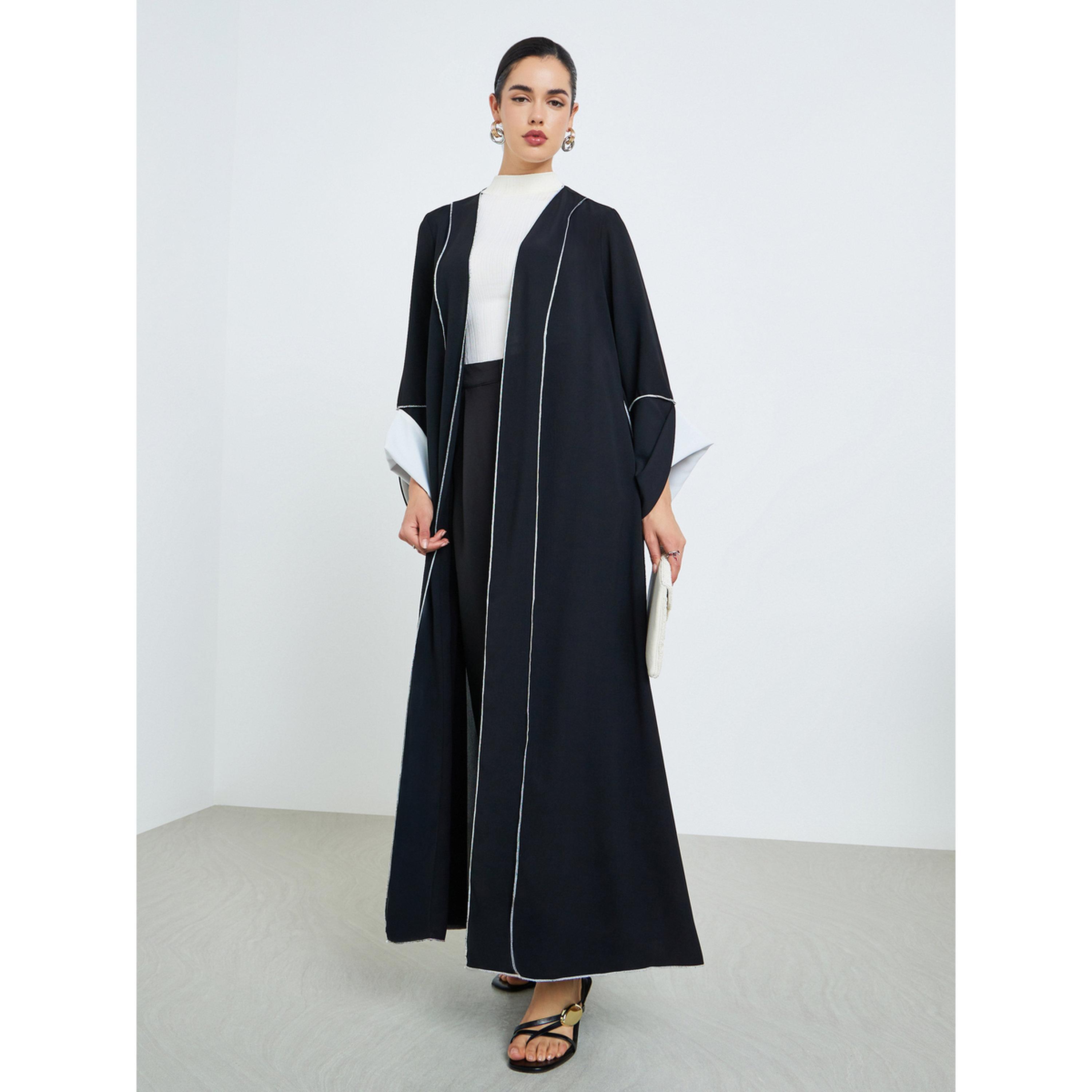 عباية نسائية بنمط كتل ألوان-women-arabicclothing-abayas-image-3