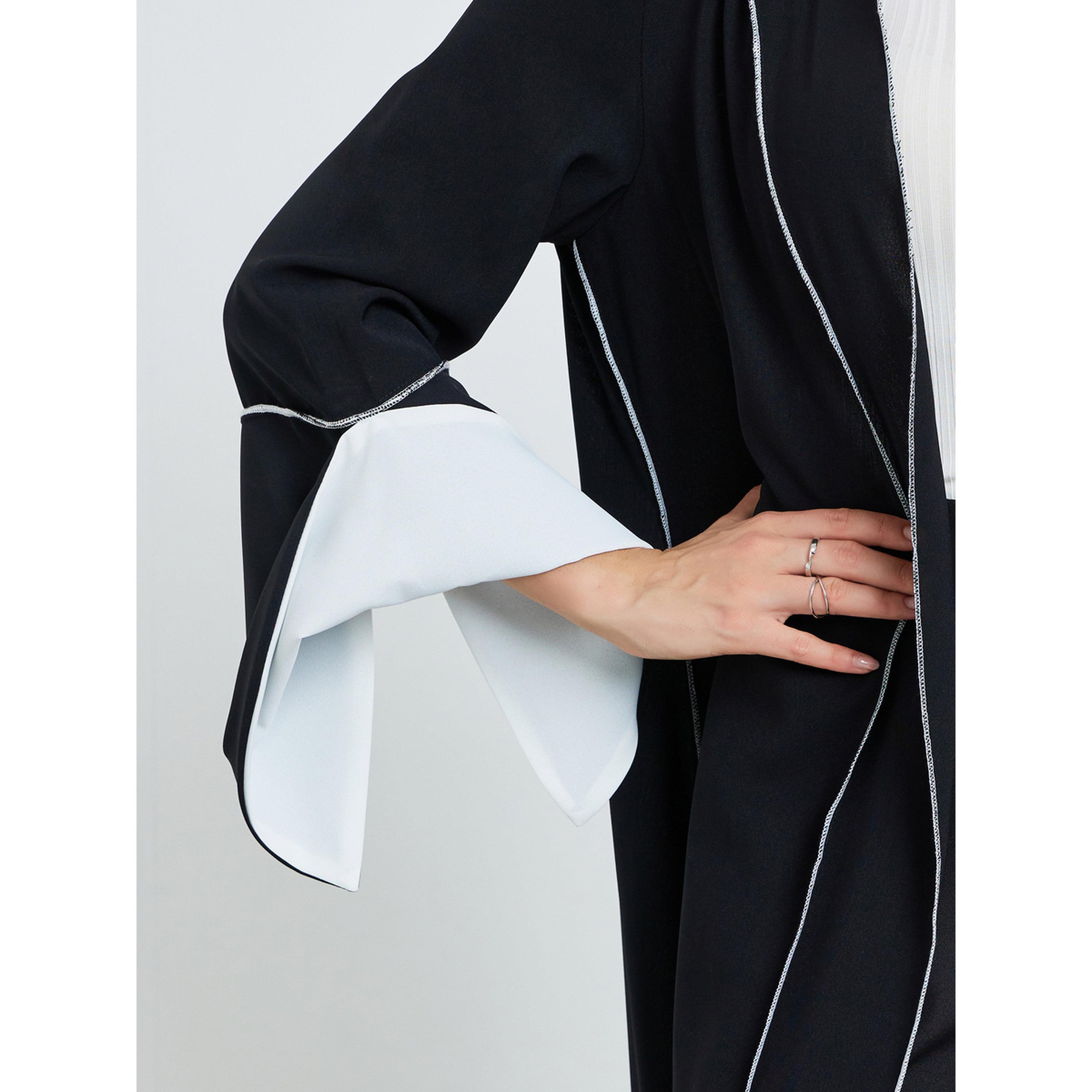 عباية نسائية بنمط كتل ألوان-women-arabicclothing-abayas-image-4