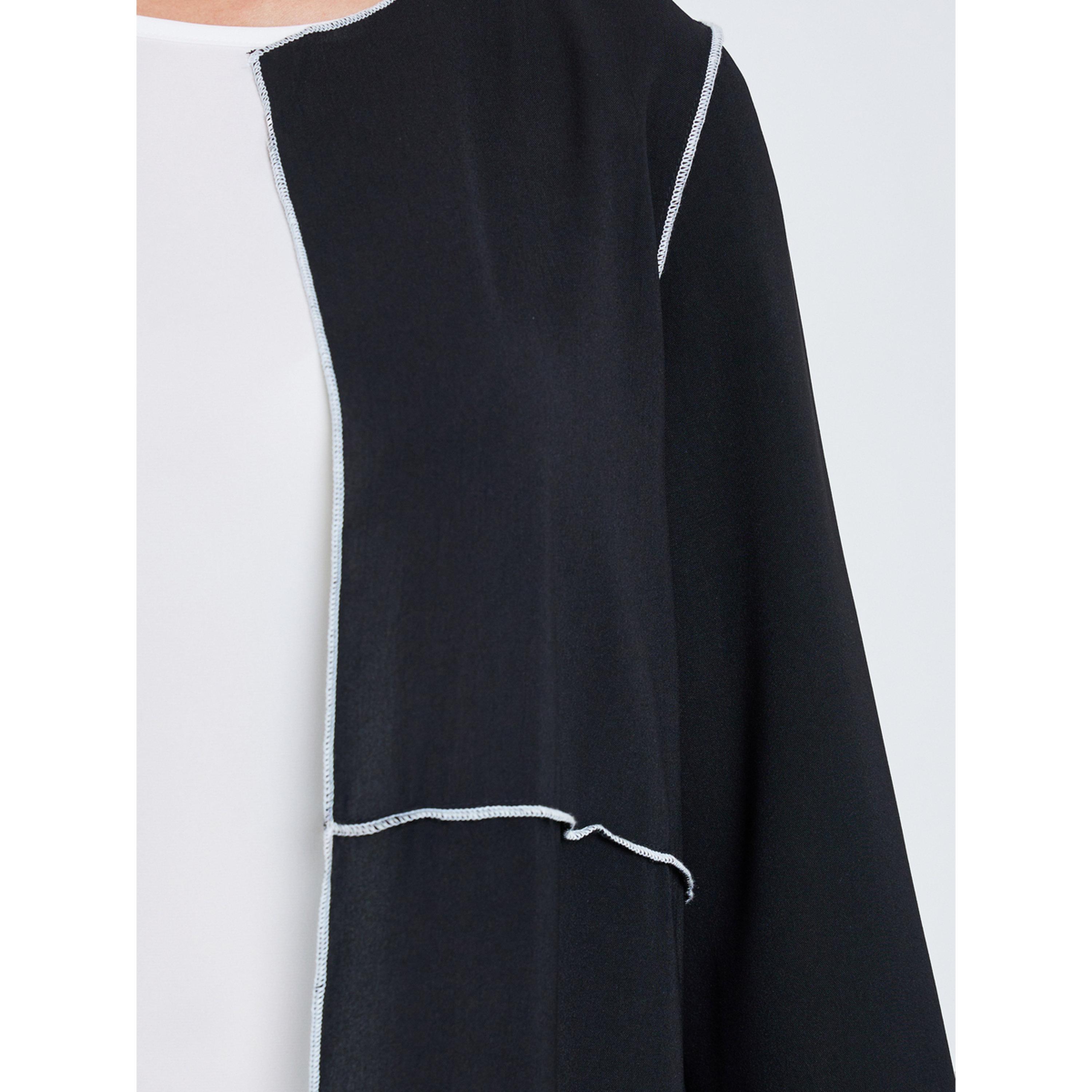 عباية نسائية بحواف متباينة-women-arabicclothing-abayas-image-4