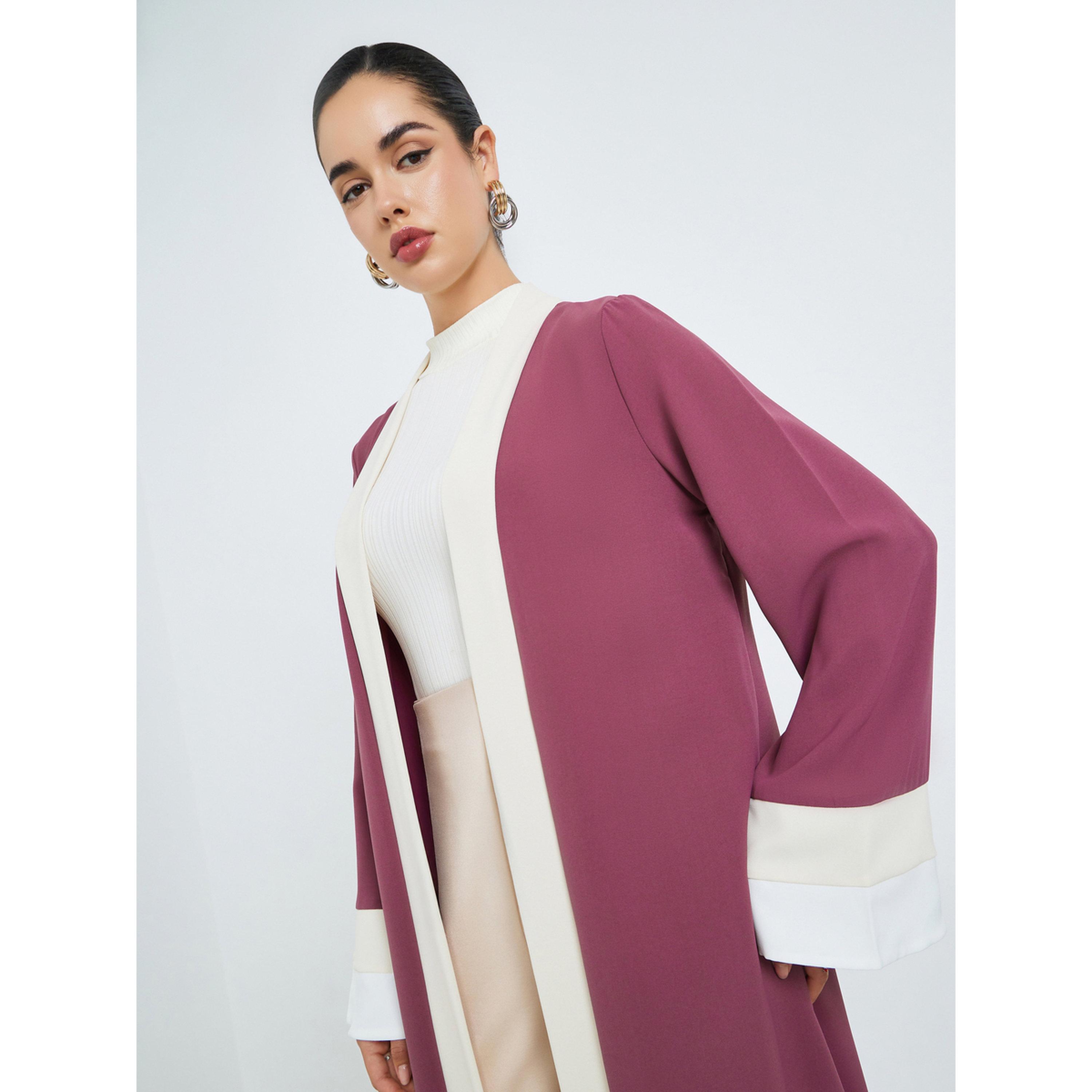 عباية بنمط كتل ألوان للنساء-women-arabicclothing-abayas-image-2