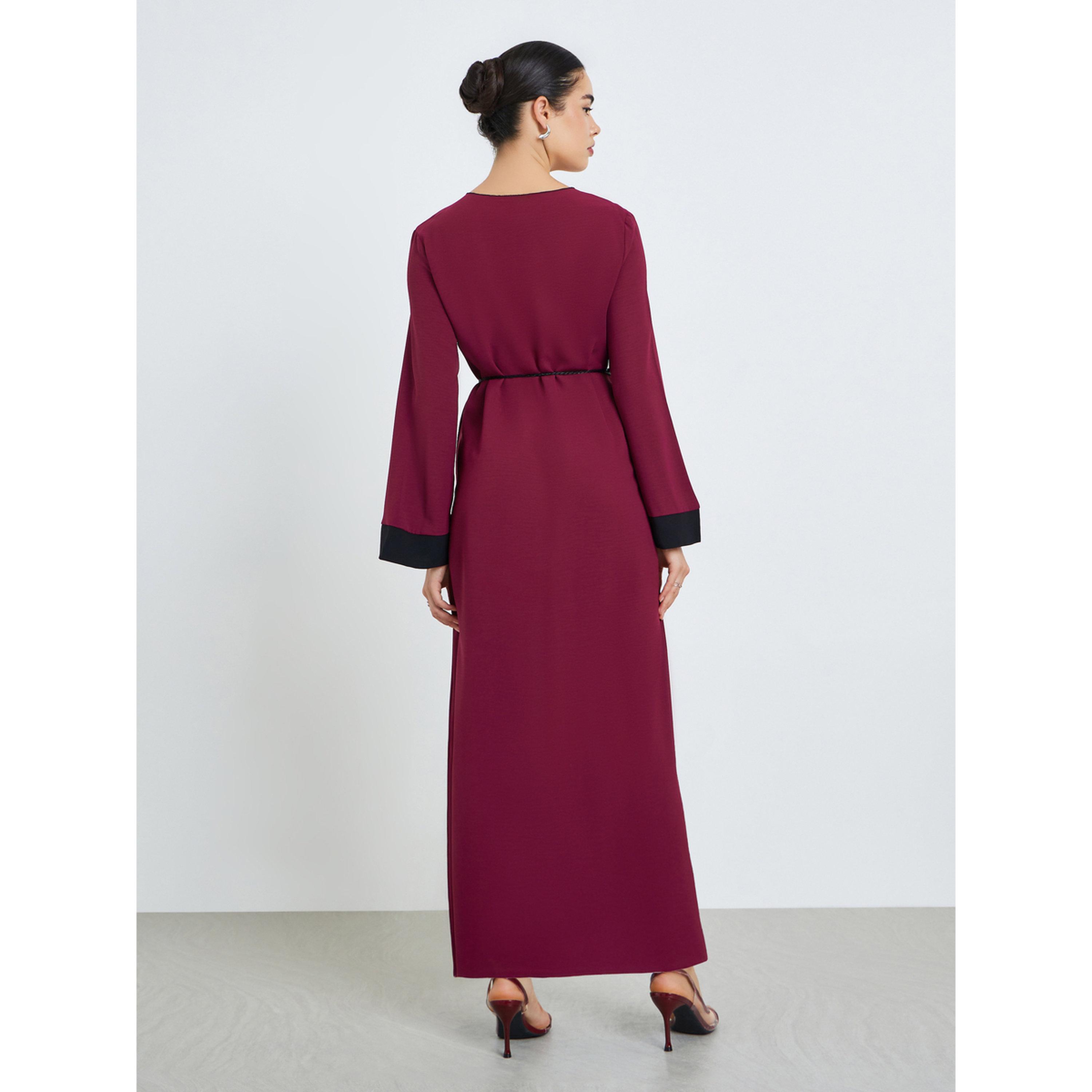 جلابية مطرزة بحافة واسعة-women-arabicclothing-jalabiyas-image-5