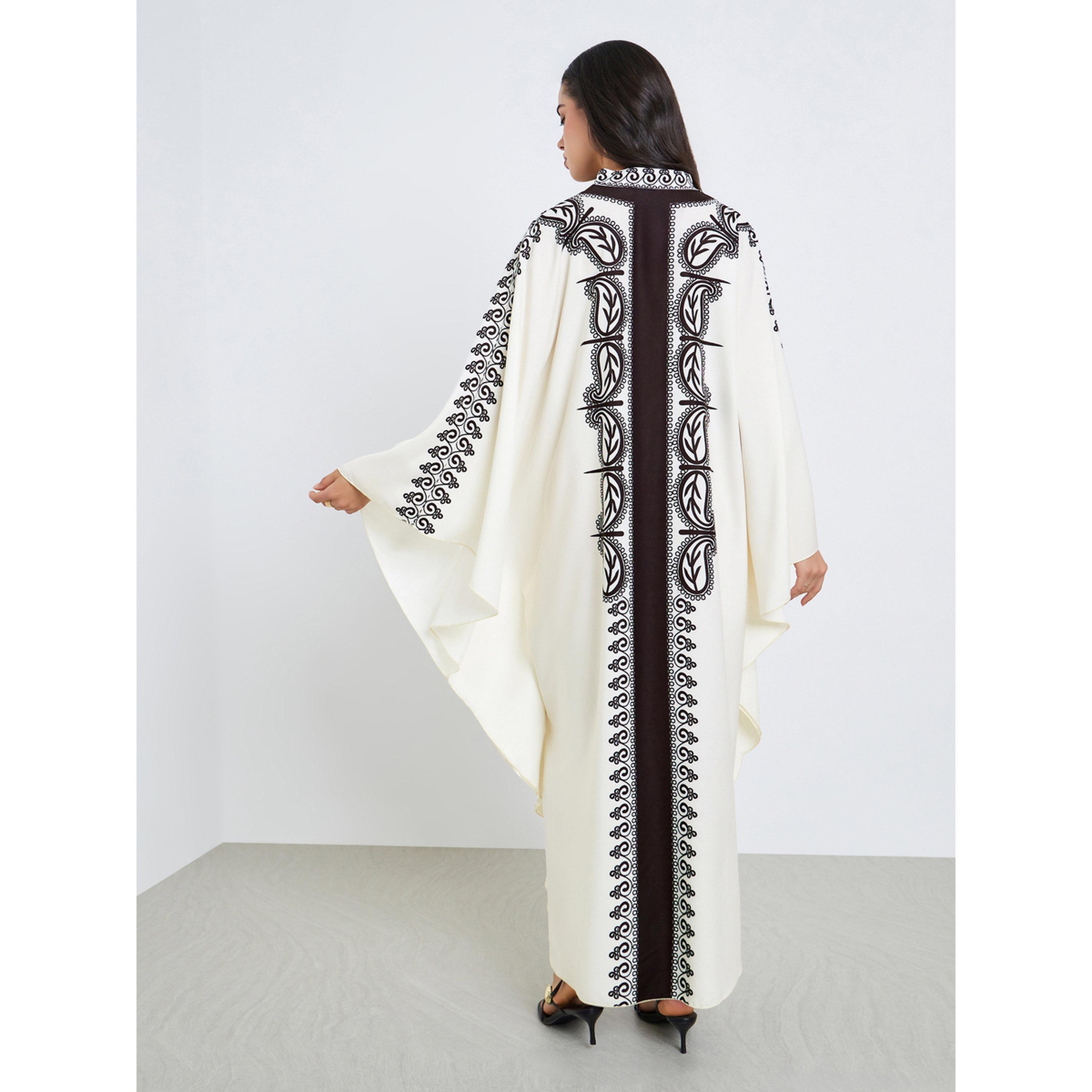 عباية بأكمام باتوينغ مطبوعة للنساء-women-arabicclothing-abayas-image-5