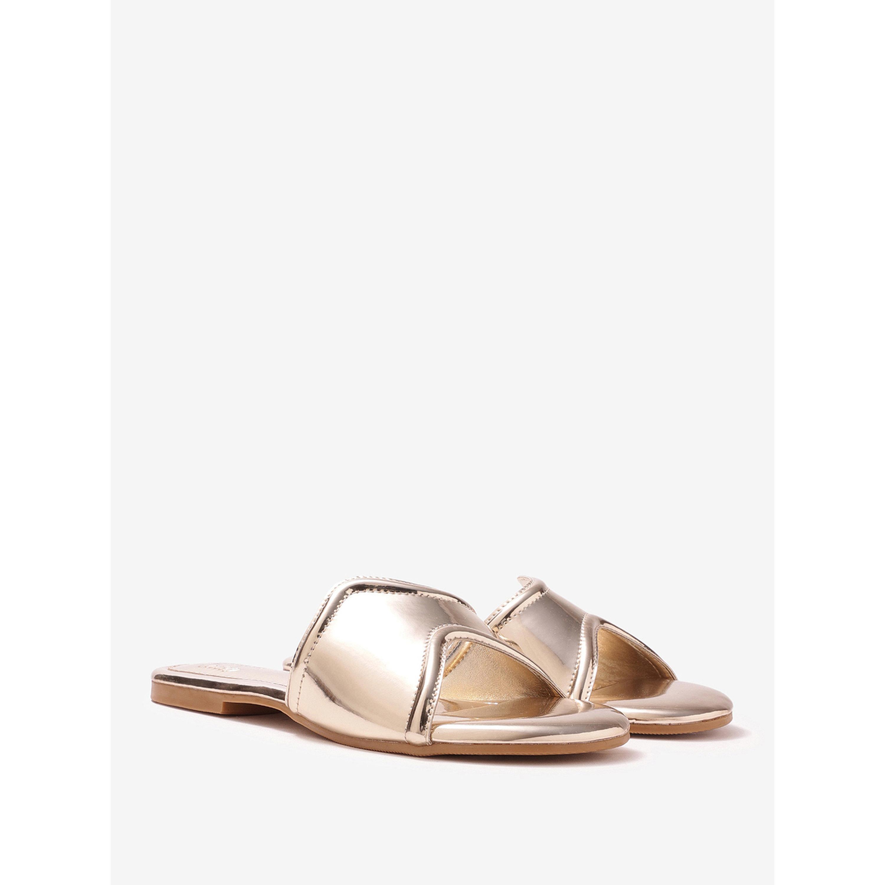 صندل فلات معدني سهل الارتداء-women-shoes-sandals-flats-image-1