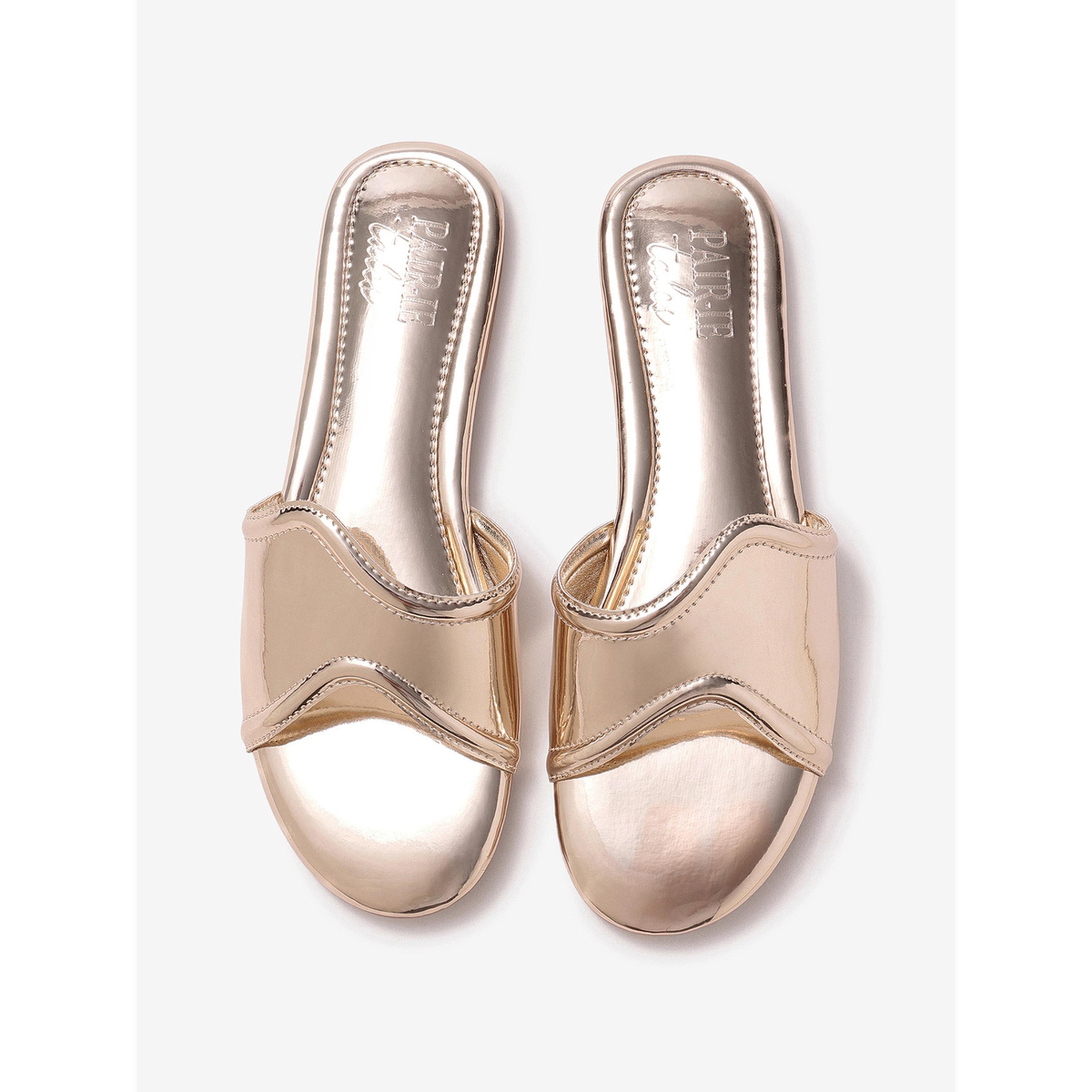صندل فلات معدني سهل الارتداء-women-shoes-sandals-flats-image-3