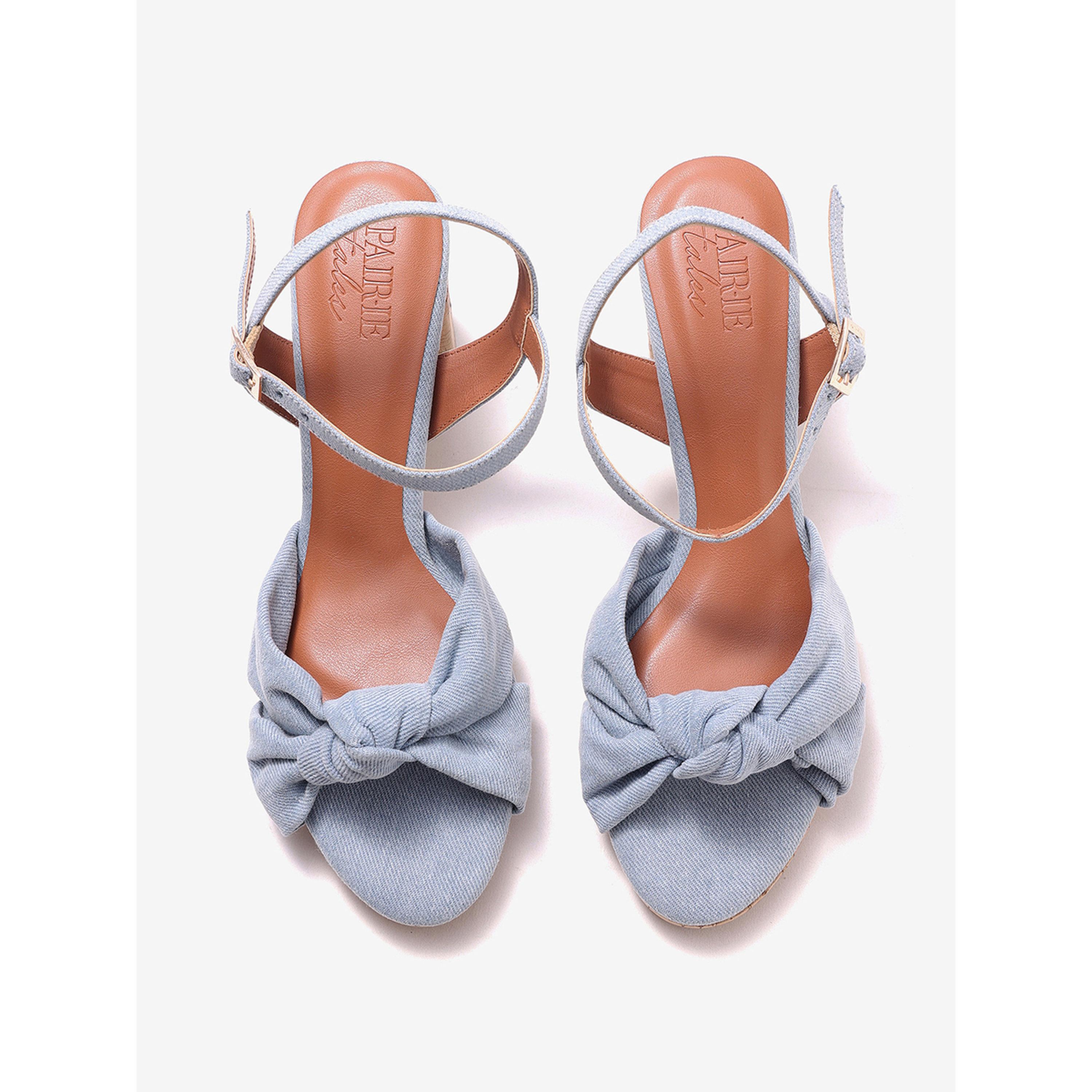 صندل بكعب عريض من الفلين مع فيونكة معقودة-women-shoes-sandals-heeled-image-3