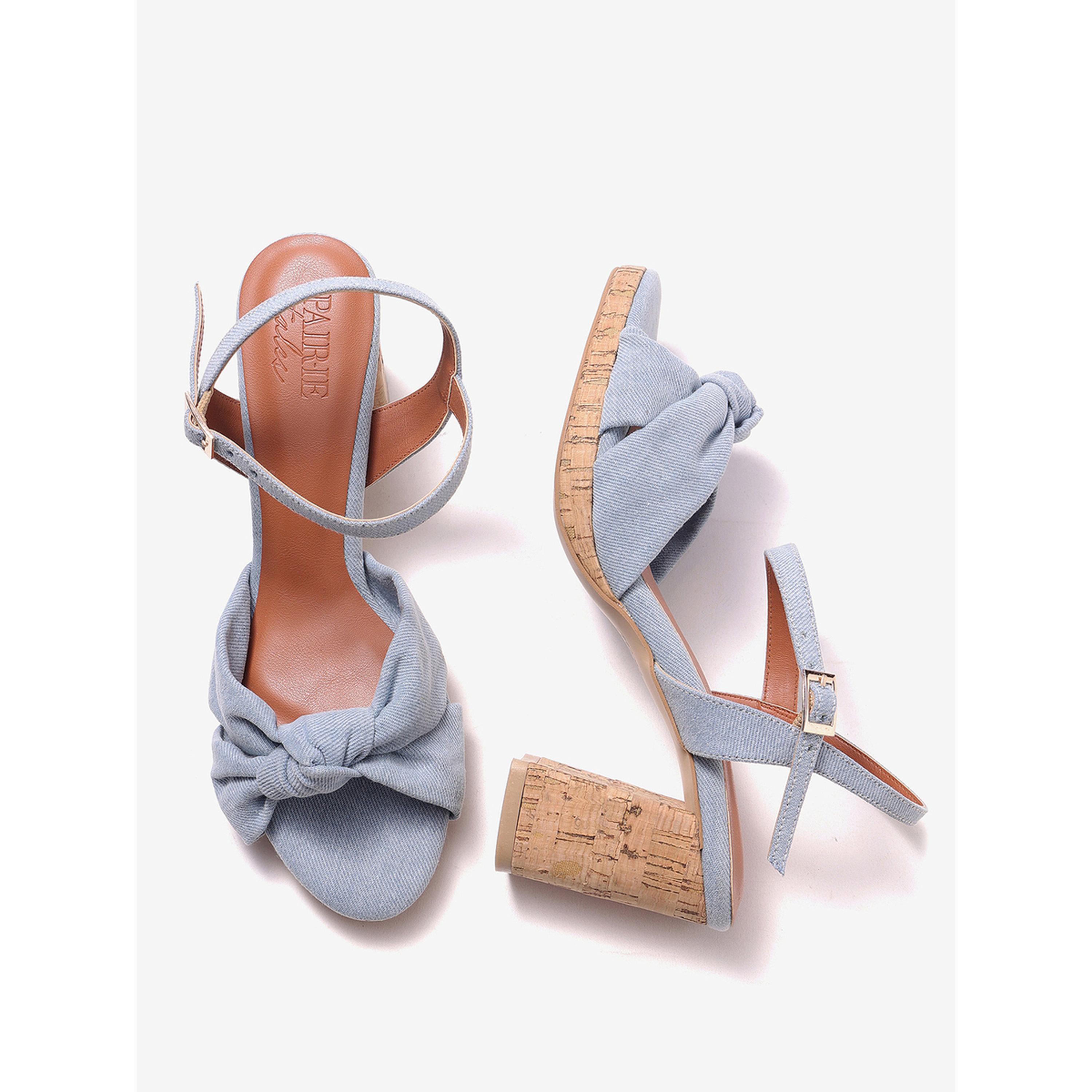 صندل بكعب عريض من الفلين مع فيونكة معقودة-women-shoes-sandals-heeled-image-4