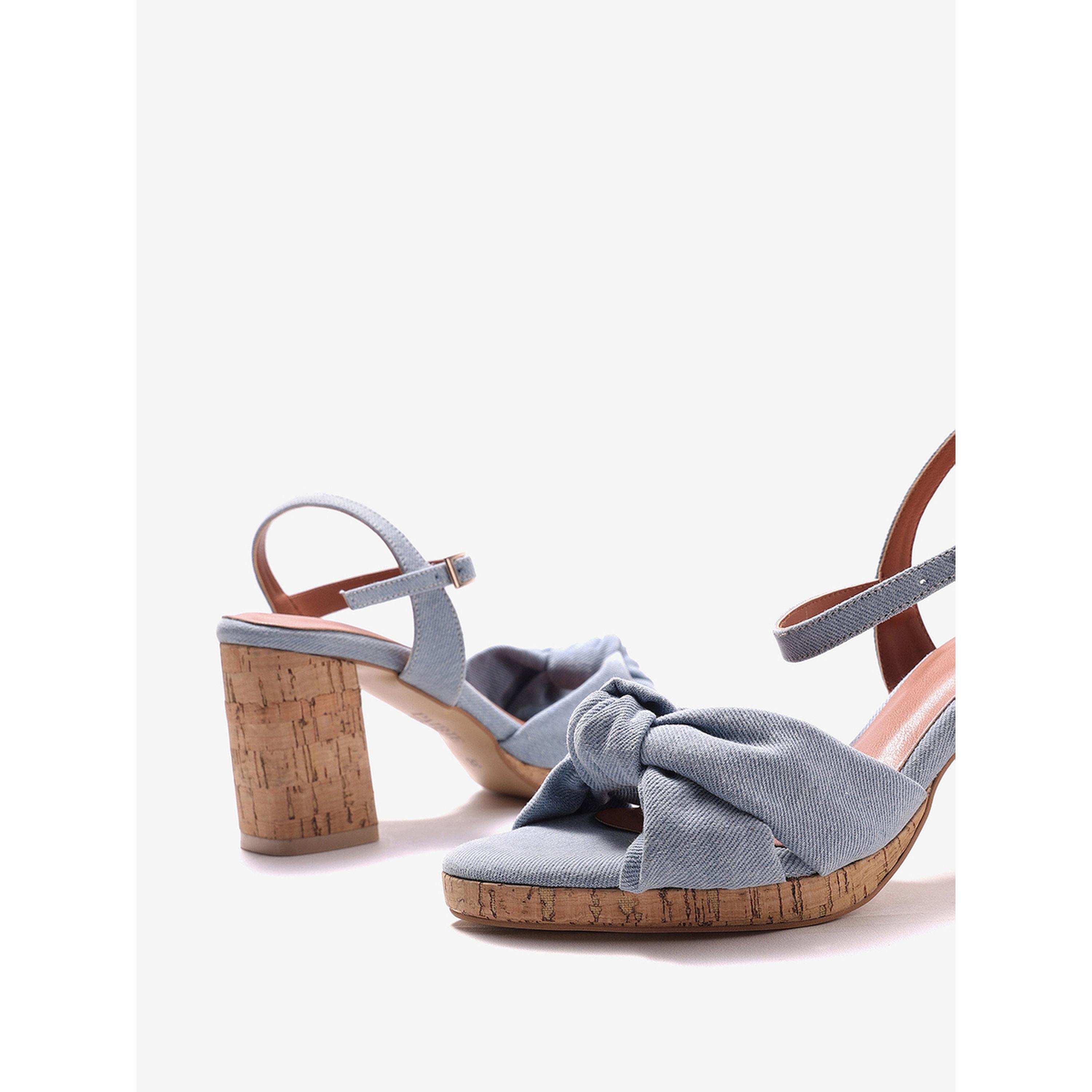 صندل بكعب عريض من الفلين مع فيونكة معقودة-women-shoes-sandals-heeled-image-5
