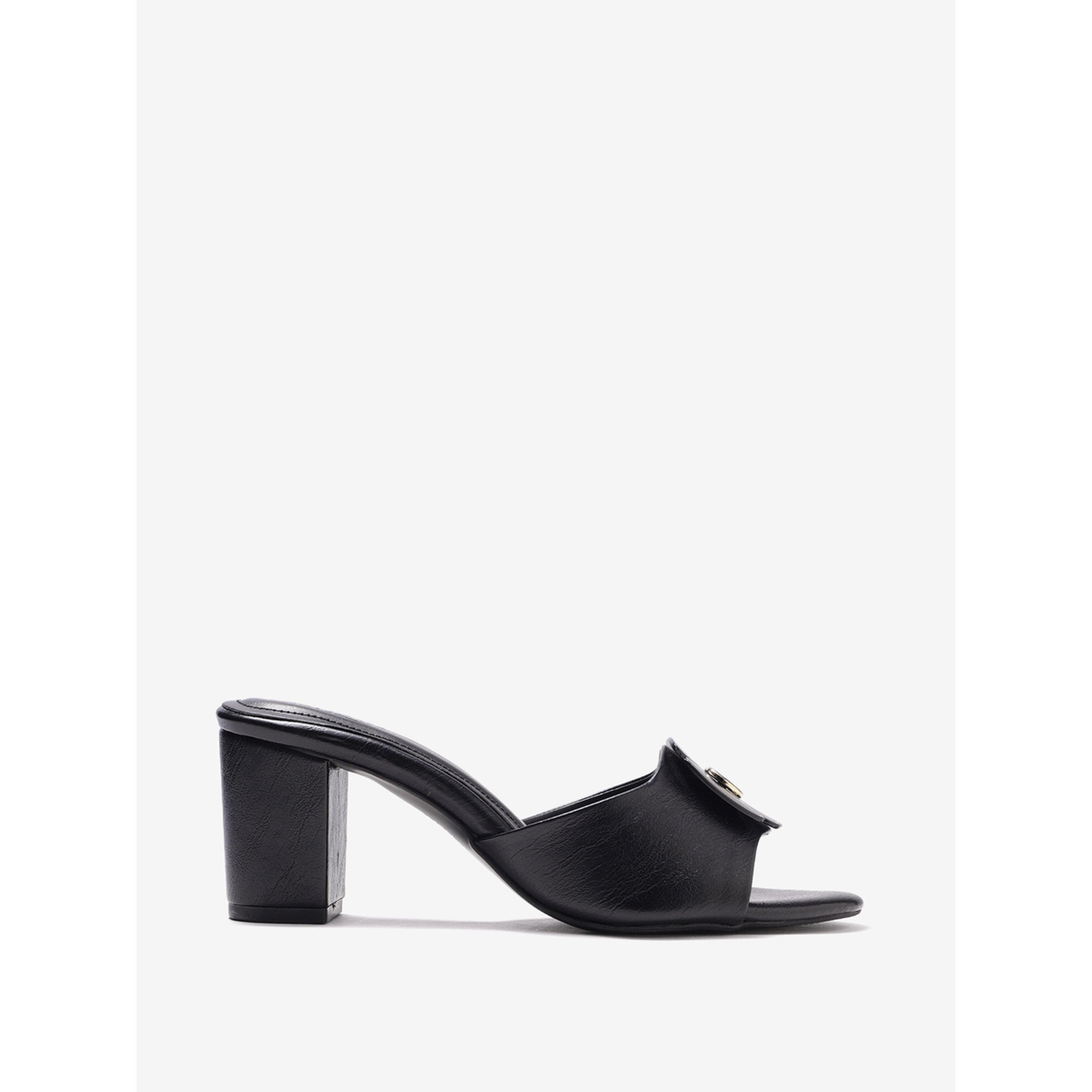 Pair-ie Tales X Styli Women Block Heel Sandals with Floral Embellishment-women-shoes-heels-image-2
