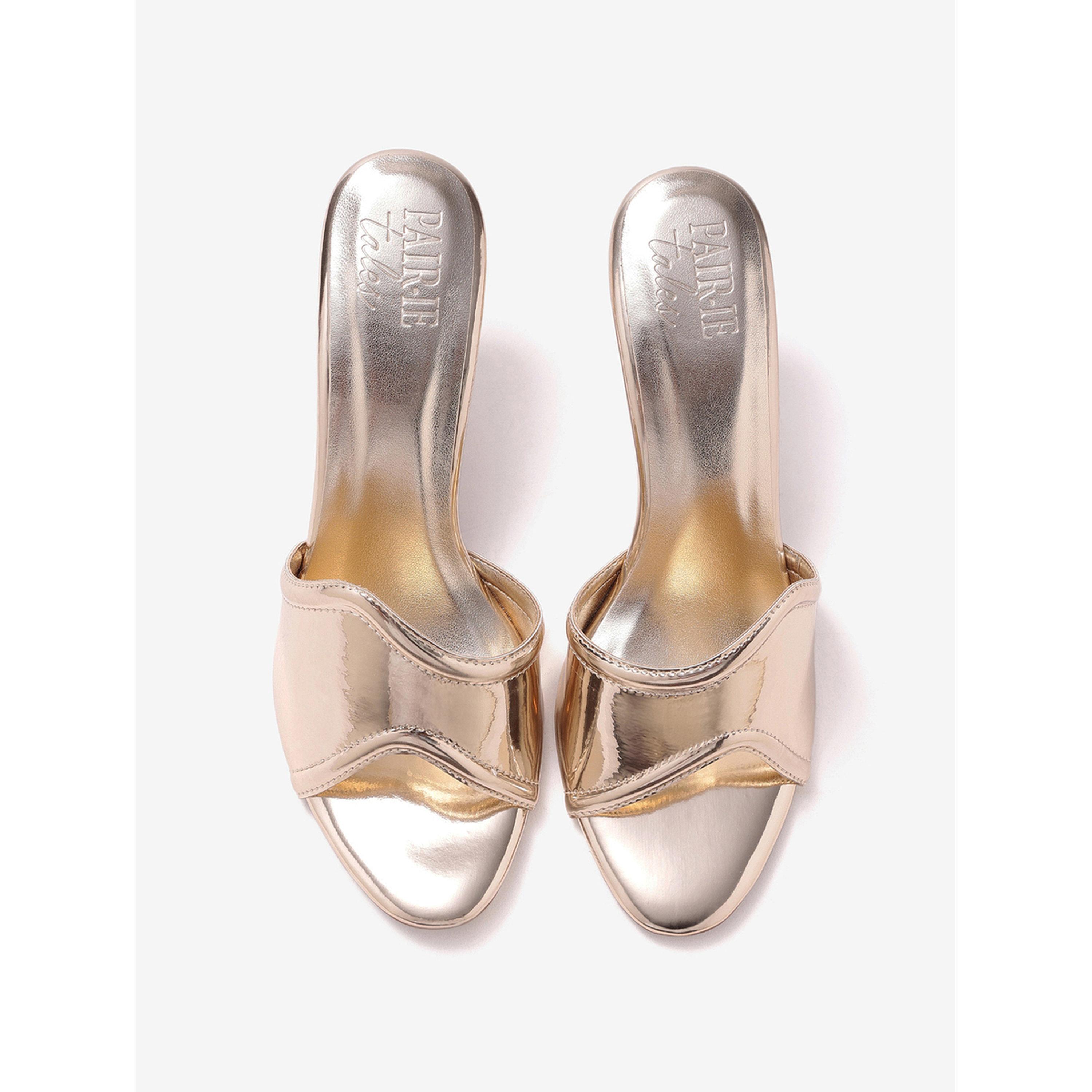 حذاء مول بكعب عالي ذهبي معدني-women-shoes-heels-image-3