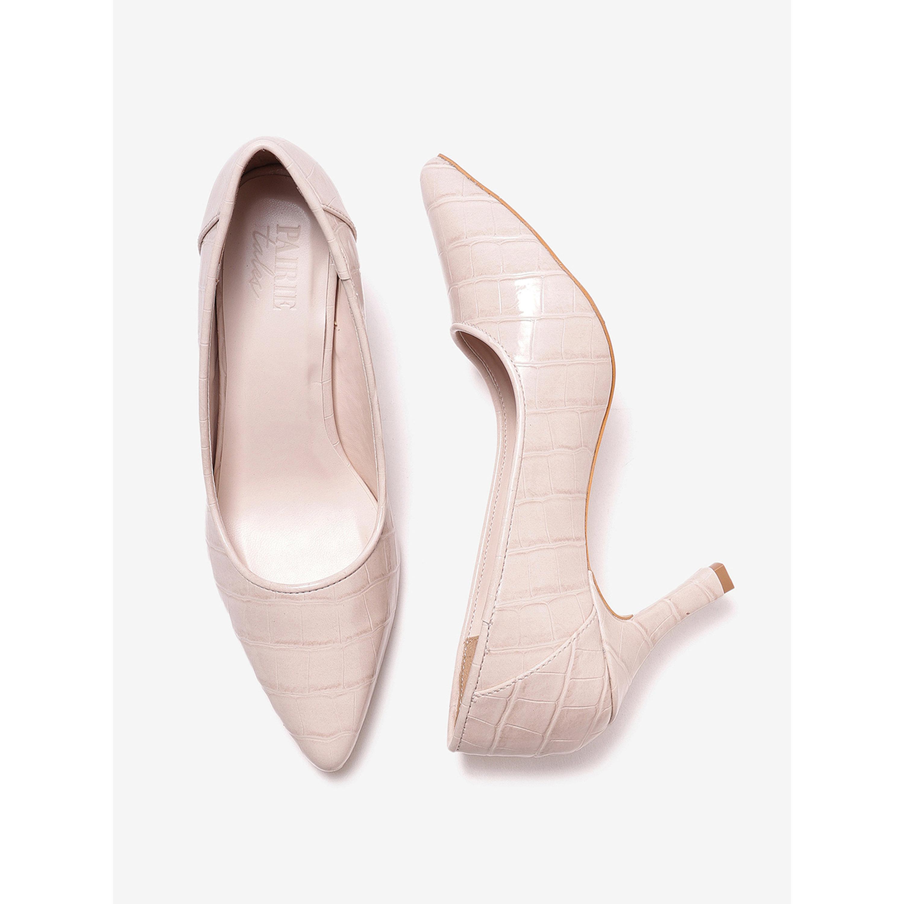 Pair-ie Tales X Styli Women Croc-Textured Pointed Toe Pumps-women-shoes-heels-image-5