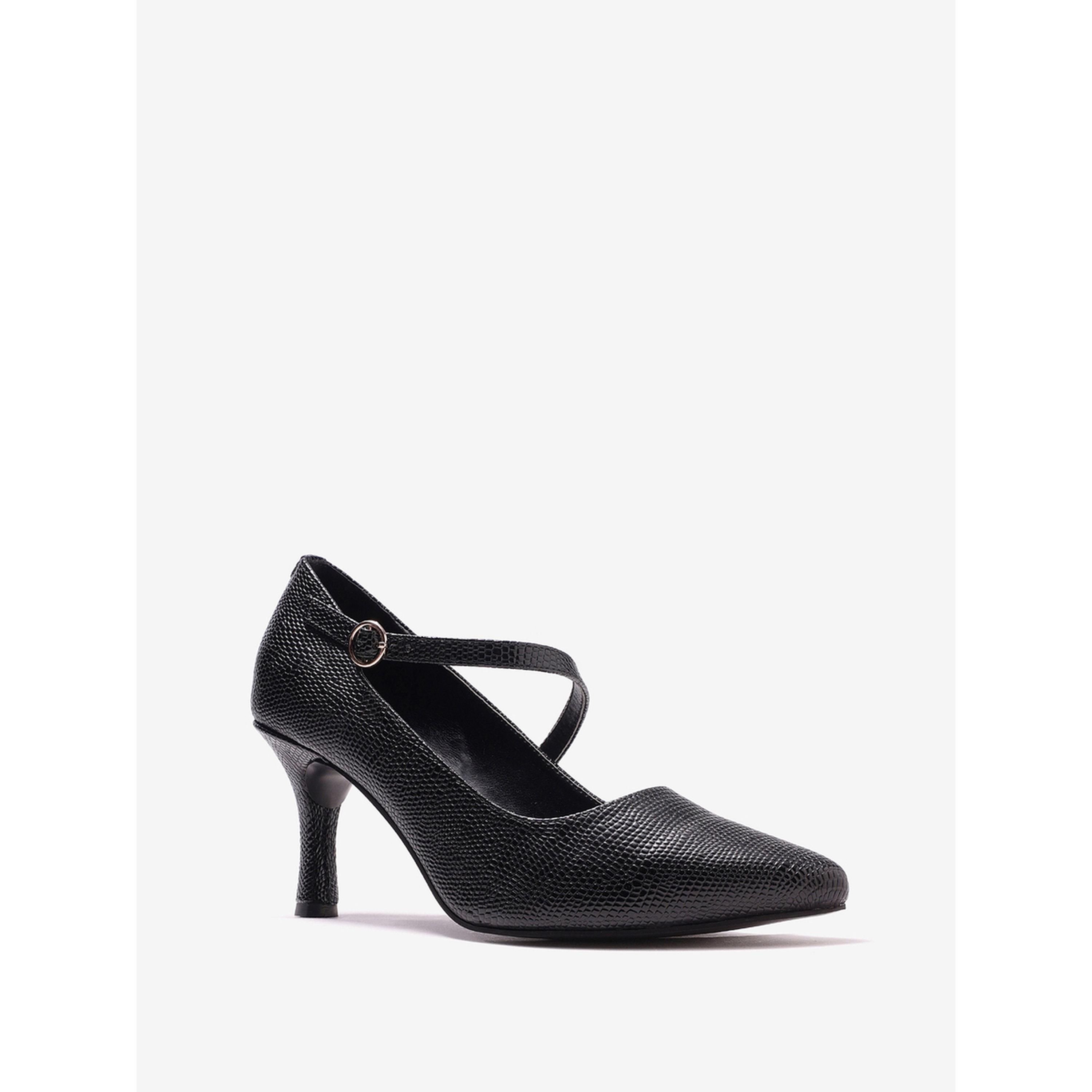 حذاء كعب عالي بمقدمة مدببة وملمس بارز-women-shoes-heels-image-6