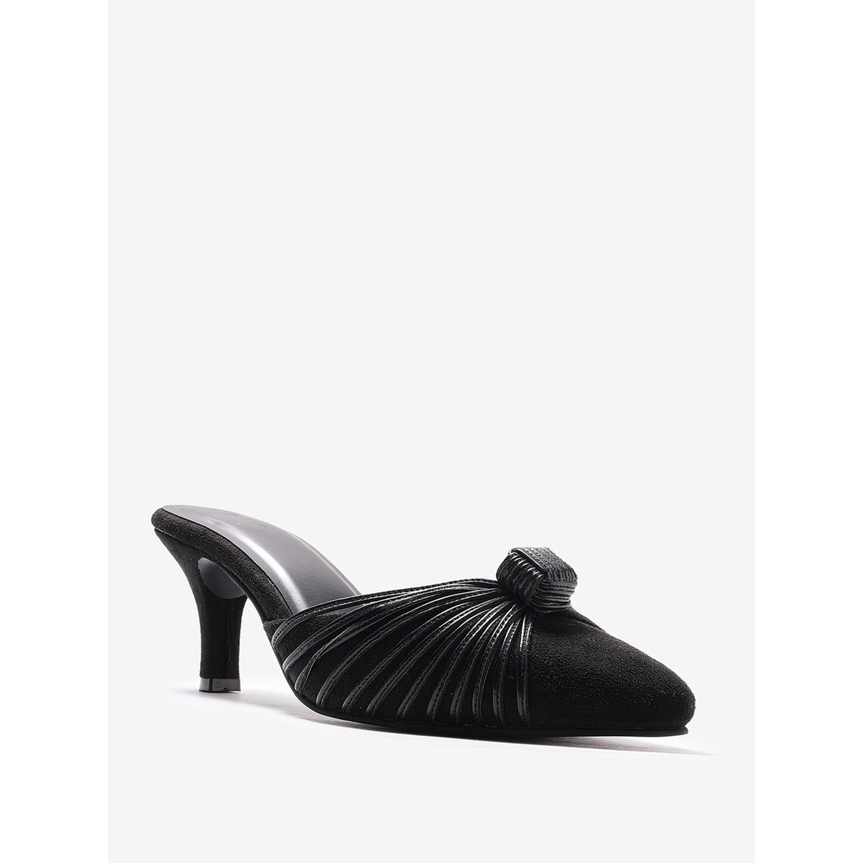 Pair-ie Tales X Styli Women Knotted Pleated Mules-women-shoes-heels-image-6